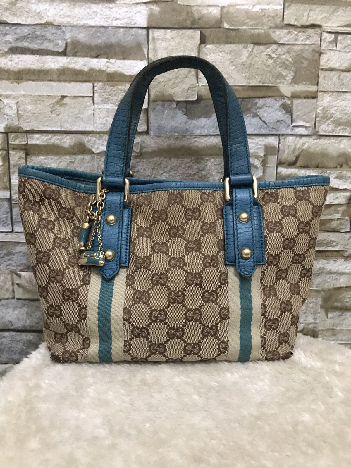 Gucci Gucci GG Pattern Mini tote hand Bag Size ONE SIZE - 1 Thumbnail