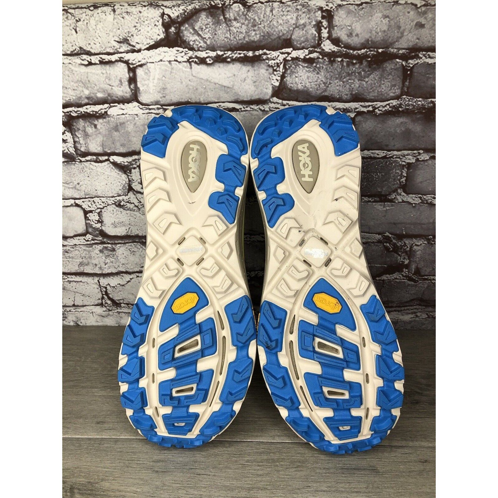 Hoka Hoka One Mafate Speed 2 Eggnog Gray Mesh Neon Yellow Running Size US 14 / EU 47 - 13 Thumbnail