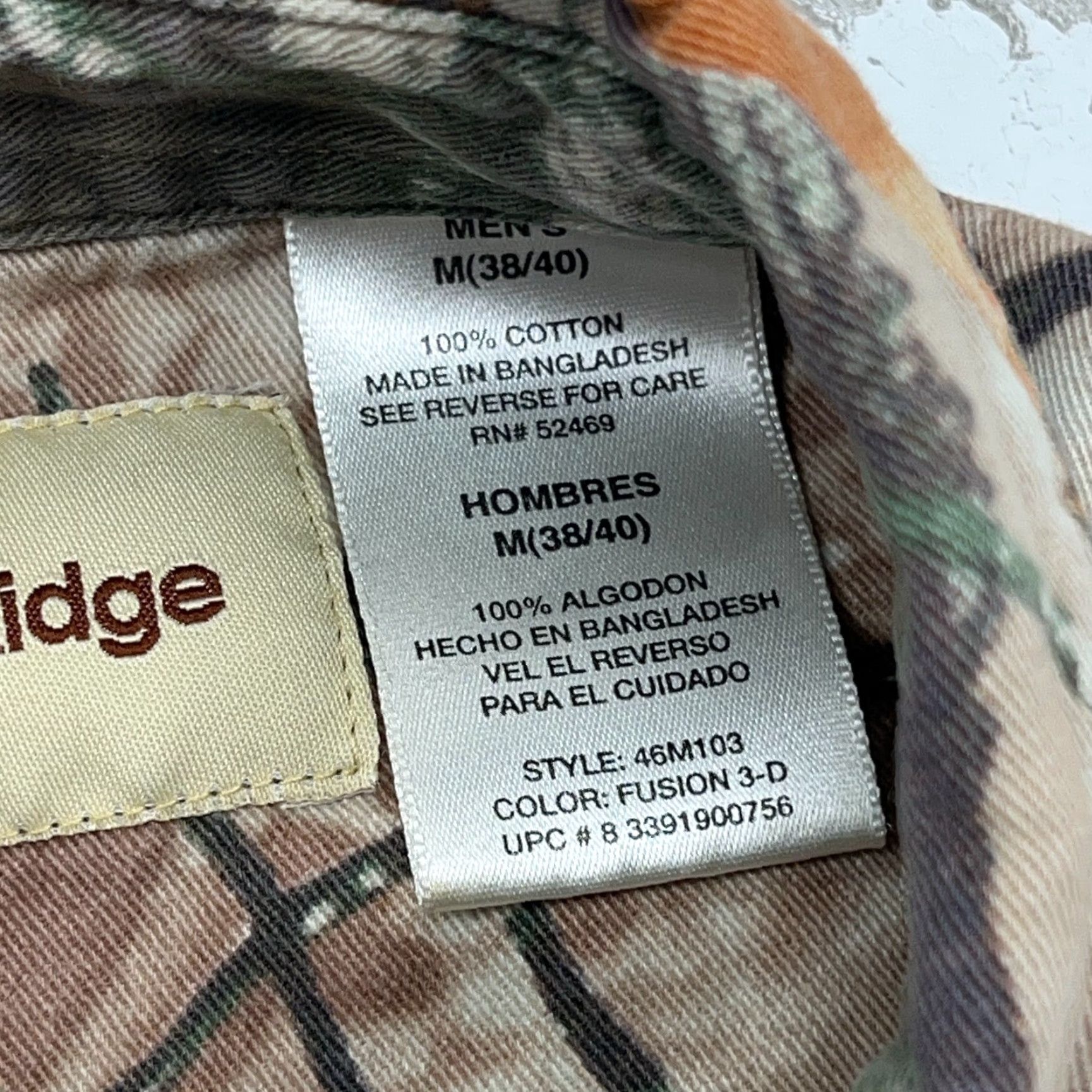 Denime Outfitters Ridge Button-Up Shirt Men M Denim Camouflage Brown Vintage? No, Small Business Casual Workwear 3D Camo VTG Y2K Size US M / EU 48-50 / 2 - 6 Thumbnail