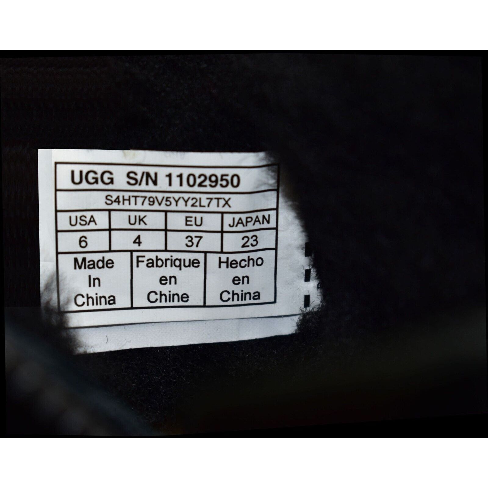 Ugg C0 UGG Black Toscana Sheepskin Fluff Punk Boots 1102950 Sz 6 Size US 6 / IT 36 - 8 Thumbnail