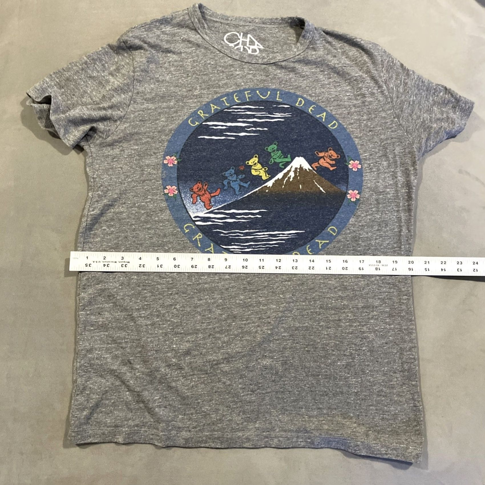 Vintage GRATEFUL DEAD Chaser Fire On The Mountain T Shirt Large Gray Men L Size US L / EU 52-54 / 3 - 4 Thumbnail