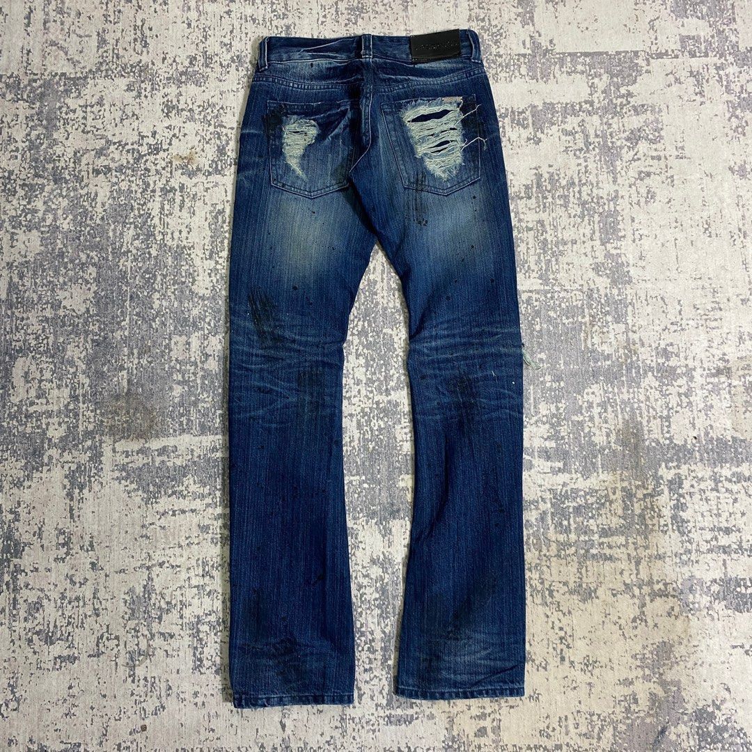 Lip Service Distressed lip service ripped denim Size US 32 / EU 48 - 4 Thumbnail