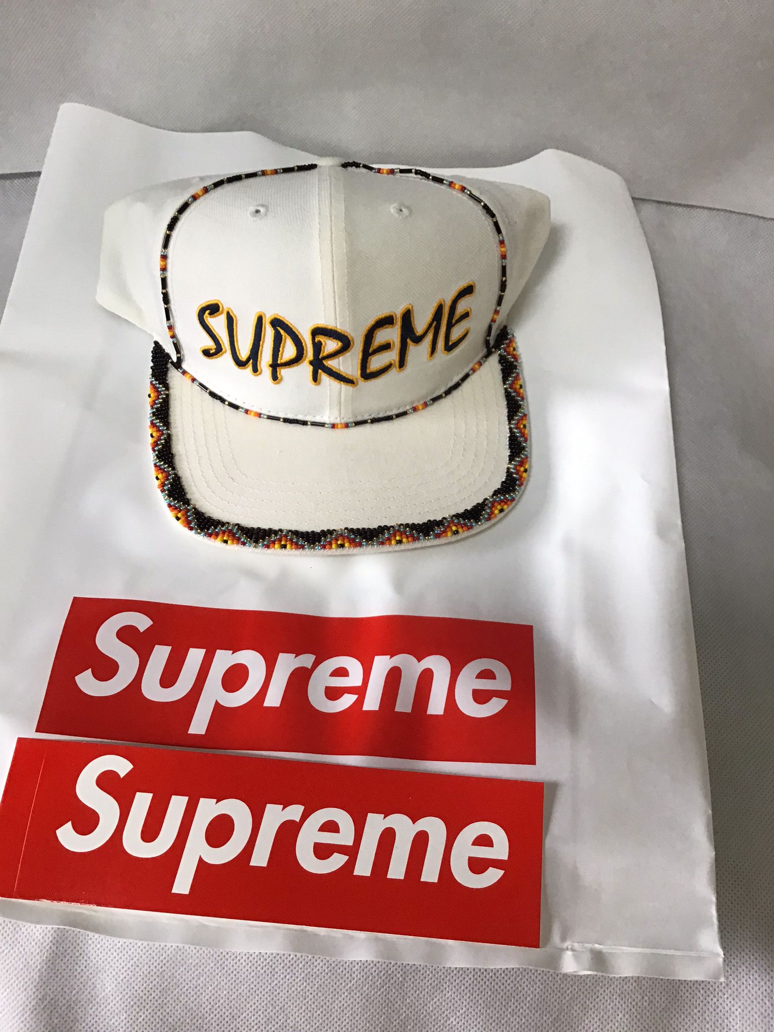 Supreme Beaded 6 Panel NWT Size ONE SIZE - 4 Thumbnail