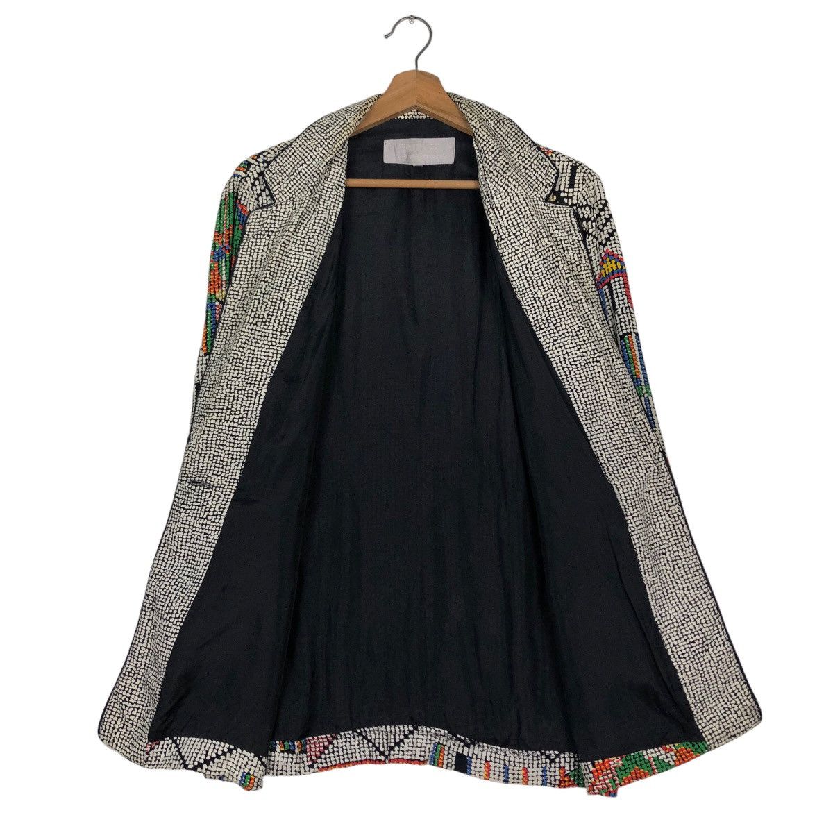 Japanese Brand 🔥Vintage Pleated Design Jacket Platinum Usa Mix Colour Size US M / EU 48-50 / 2 - 13 Thumbnail