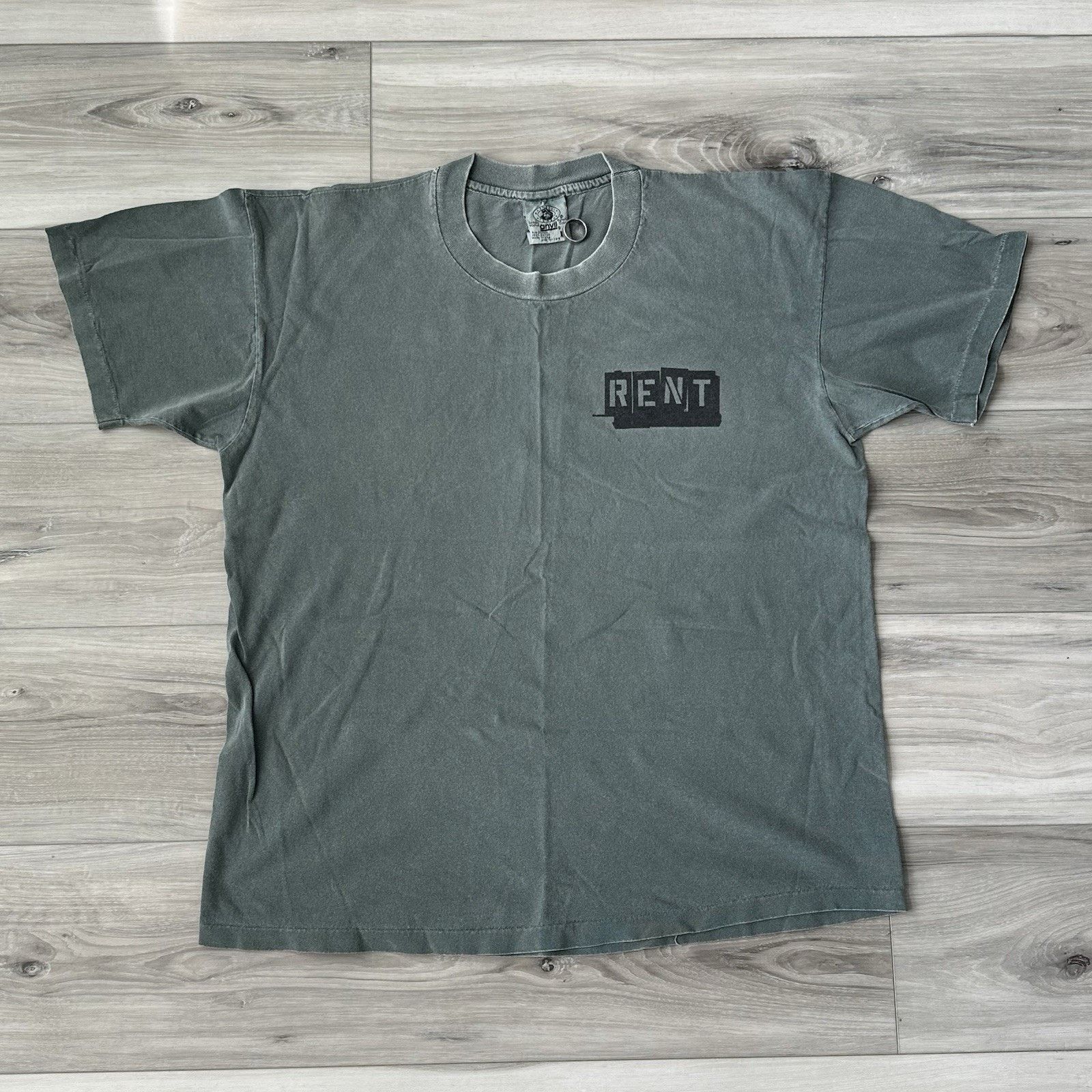 Anvil Anvil Pigment Dyed Movie Promo Concert Tour Shirt Blue Anvil Size US L / EU 52-54 / 3 - 1 Thumbnail