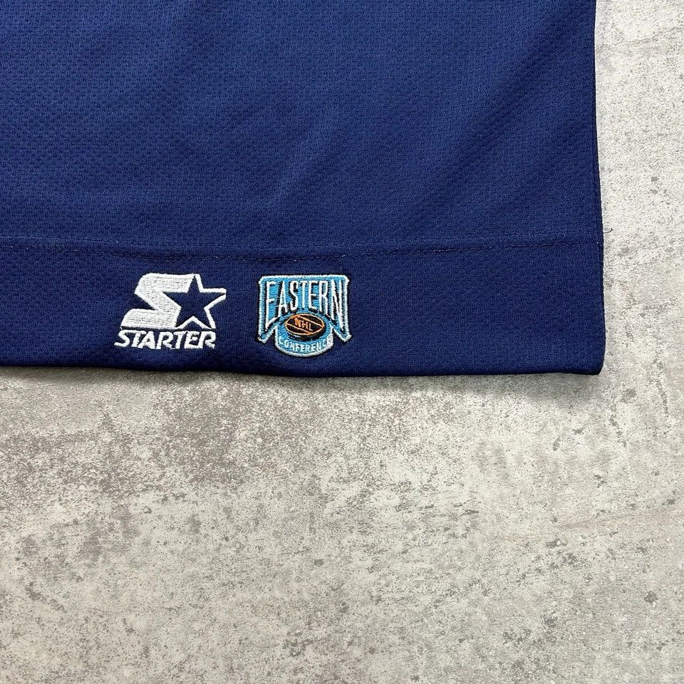 NHL × Starter × Vintage NEW YORK RANGERS LIBERTY LOGO STARTER HOCKEY JERSEY SIZE L Size US L / EU 52-54 / 3 - 6 Thumbnail
