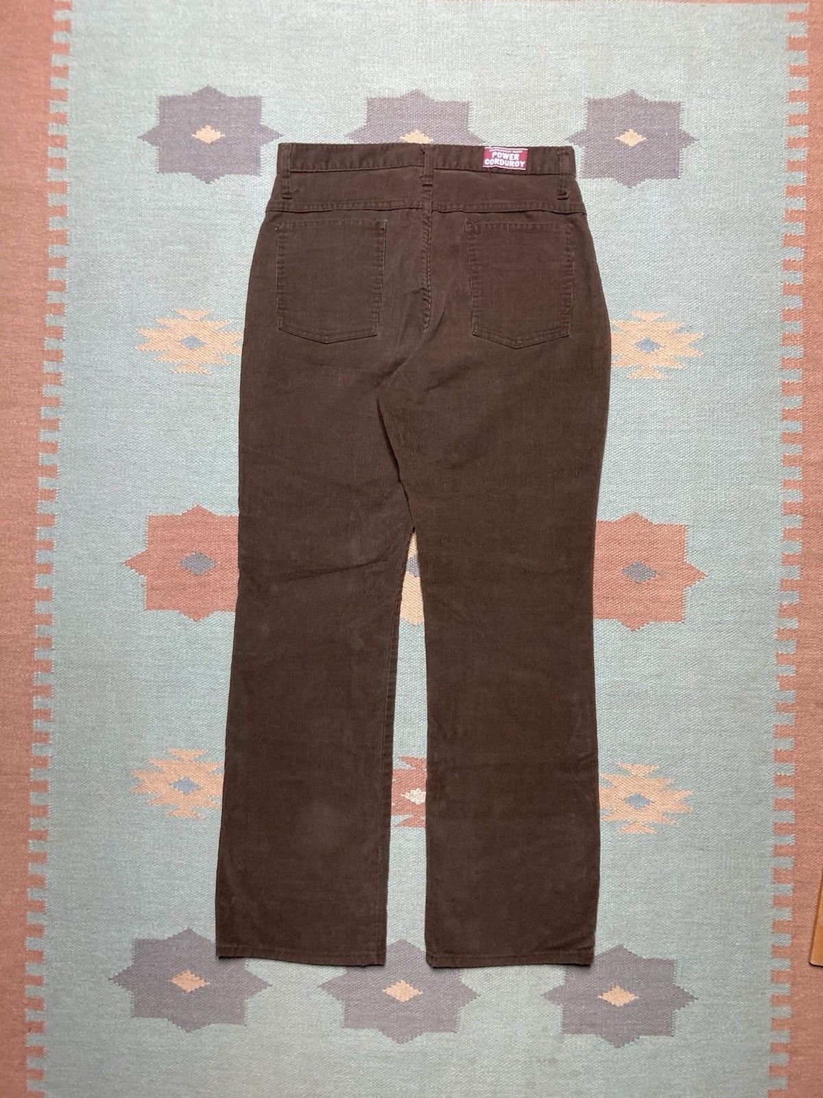 Vintage 1970s corduroy pants bootcut flare Montgomery Ward 20 31x31 Size 31" - 1 Thumbnail