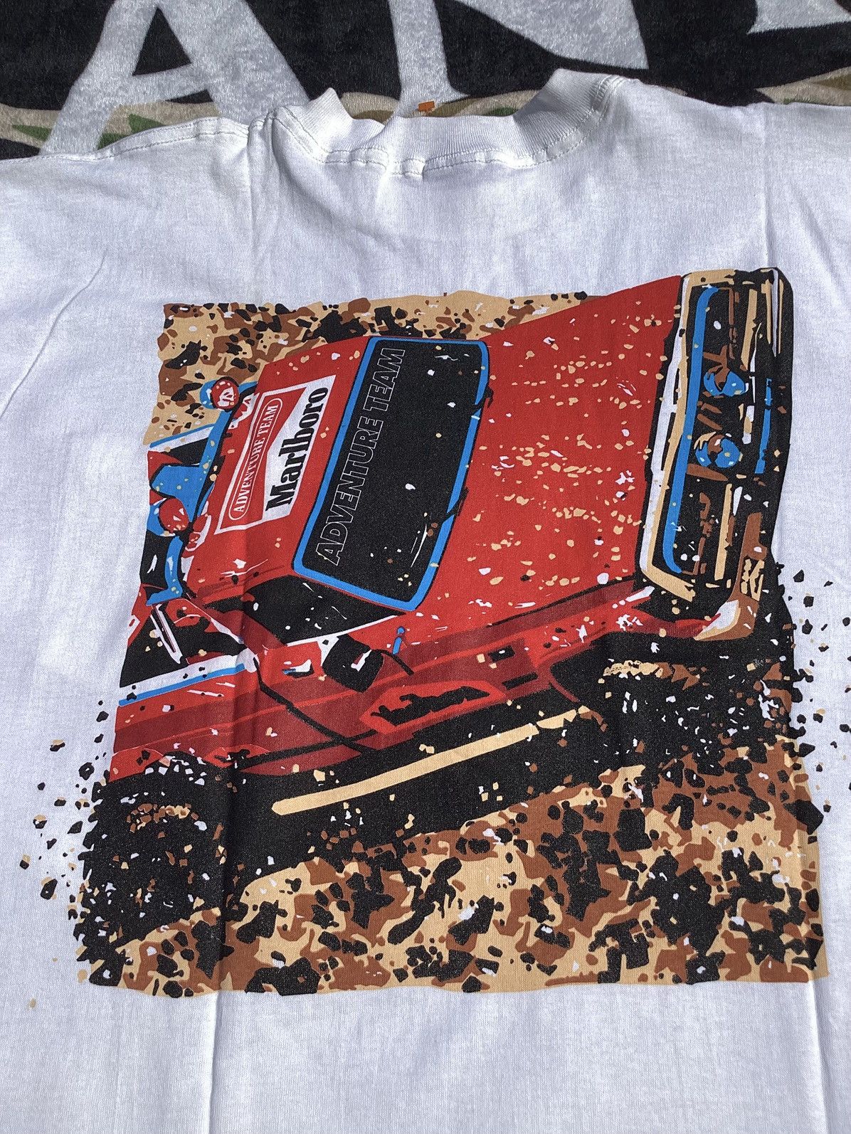 Marlboro Vintage 90s Marlboro adventure team off-roading truck SS TEE Size US XL / EU 56 / 4 - 2 Thumbnail