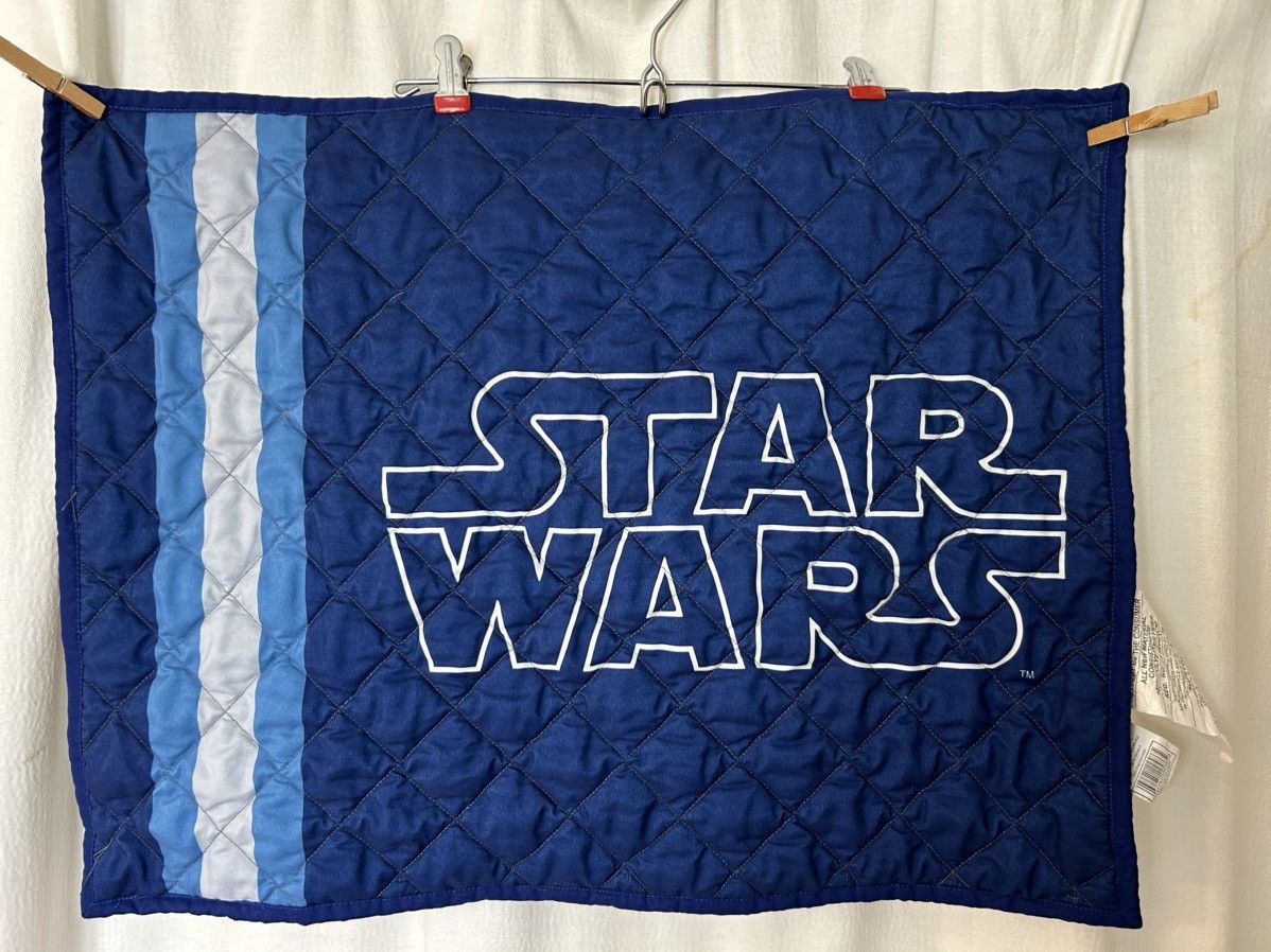 Other Pillowcase: vintage? Star wars logo scifi movie quilted used Size ONE SIZE - 1 Thumbnail