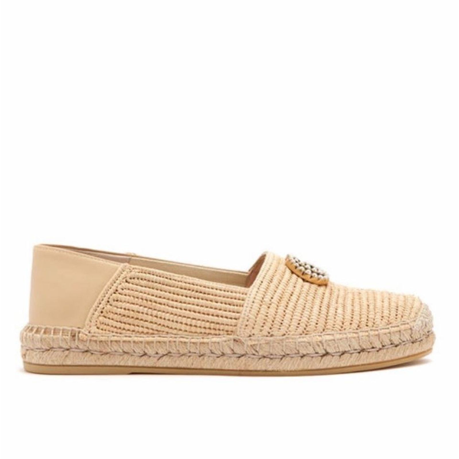 Gucci Marmont GG pearl Pilar collapsible raffia espadrilles flats Size US 6 / IT 36 - 4 Thumbnail