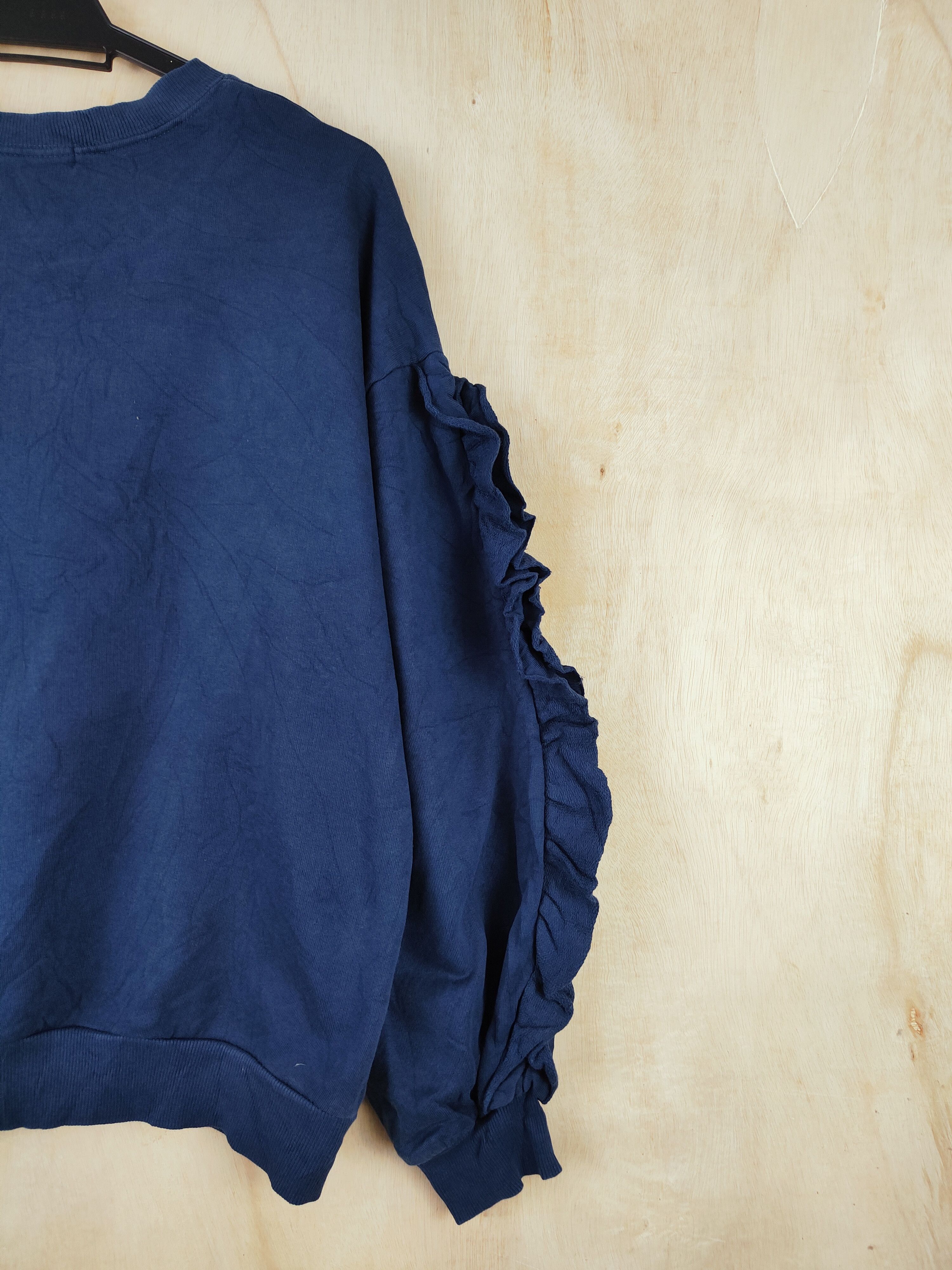 Vintage Avant-garde design 💥 Emsexcite Dark Blue Sweatshirts Size M / US 6-8 / IT 42-44 - 9 Thumbnail