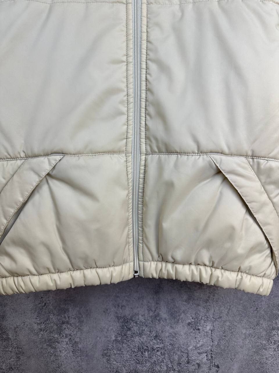 Nike Nike Y2K Puffer Padded Jacket Nylon Swoosh Cream Quilted Size M / US 6-8 / IT 42-44 - 7 Thumbnail