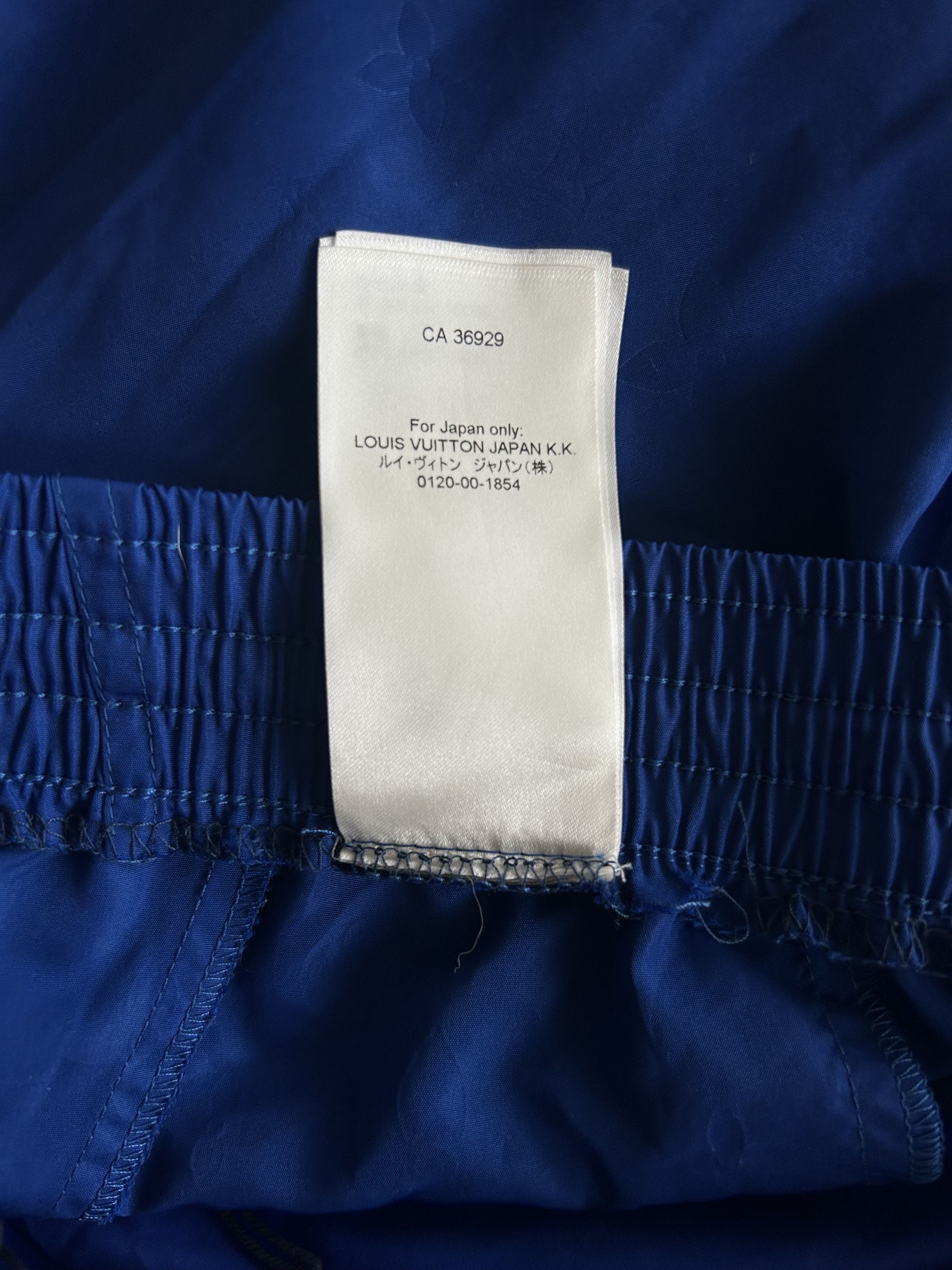 Louis Vuitton Louis Vuitton Blue Monogram Swim Shorts Size US 34 / EU 50 - 8 Thumbnail