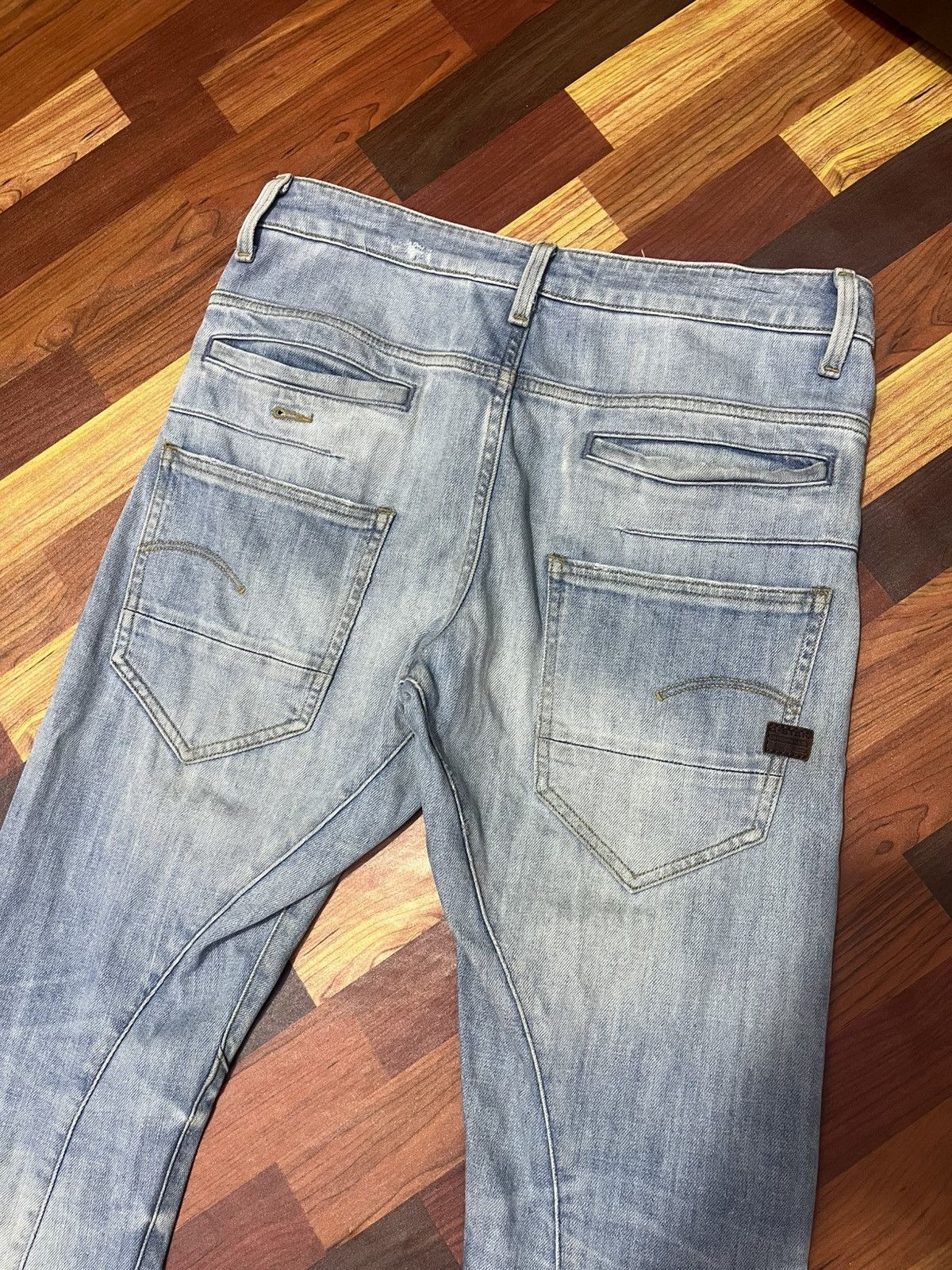G-Star G Star RAW D Staq 3D Skinny Biker Jeans Size US 31 - 10 Thumbnail