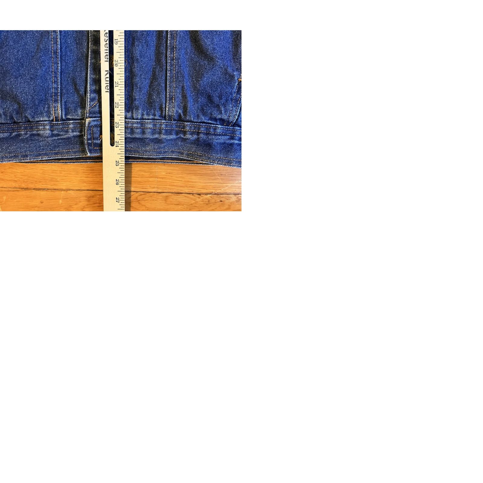 Denime VINTAGE Santa Fe Outback Denim Jacket Shirt Mens Small Blue Quilt Lined 90s Size US S / EU 44-46 / 1 - 9 Thumbnail