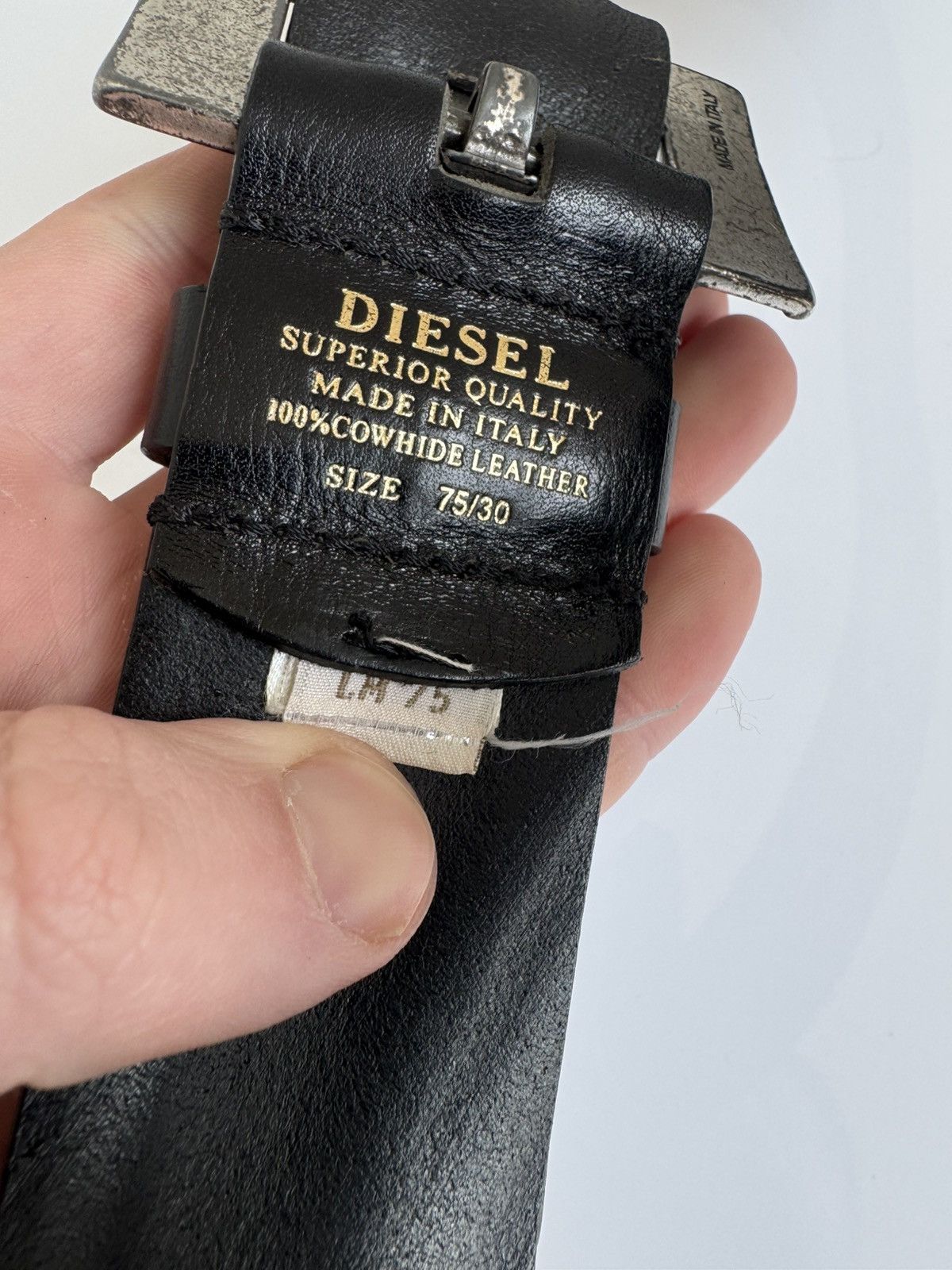 Diesel Diesel Belt Leather Black Women’s Size ONE SIZE - 9 Thumbnail