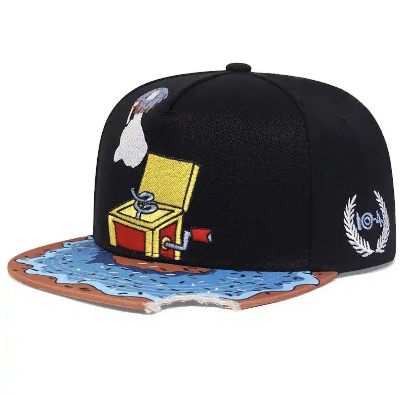 Designer Unisex Machine Fingers Embroidery Hip-hop Adjustable Casual Size ONE SIZE - 1 Thumbnail