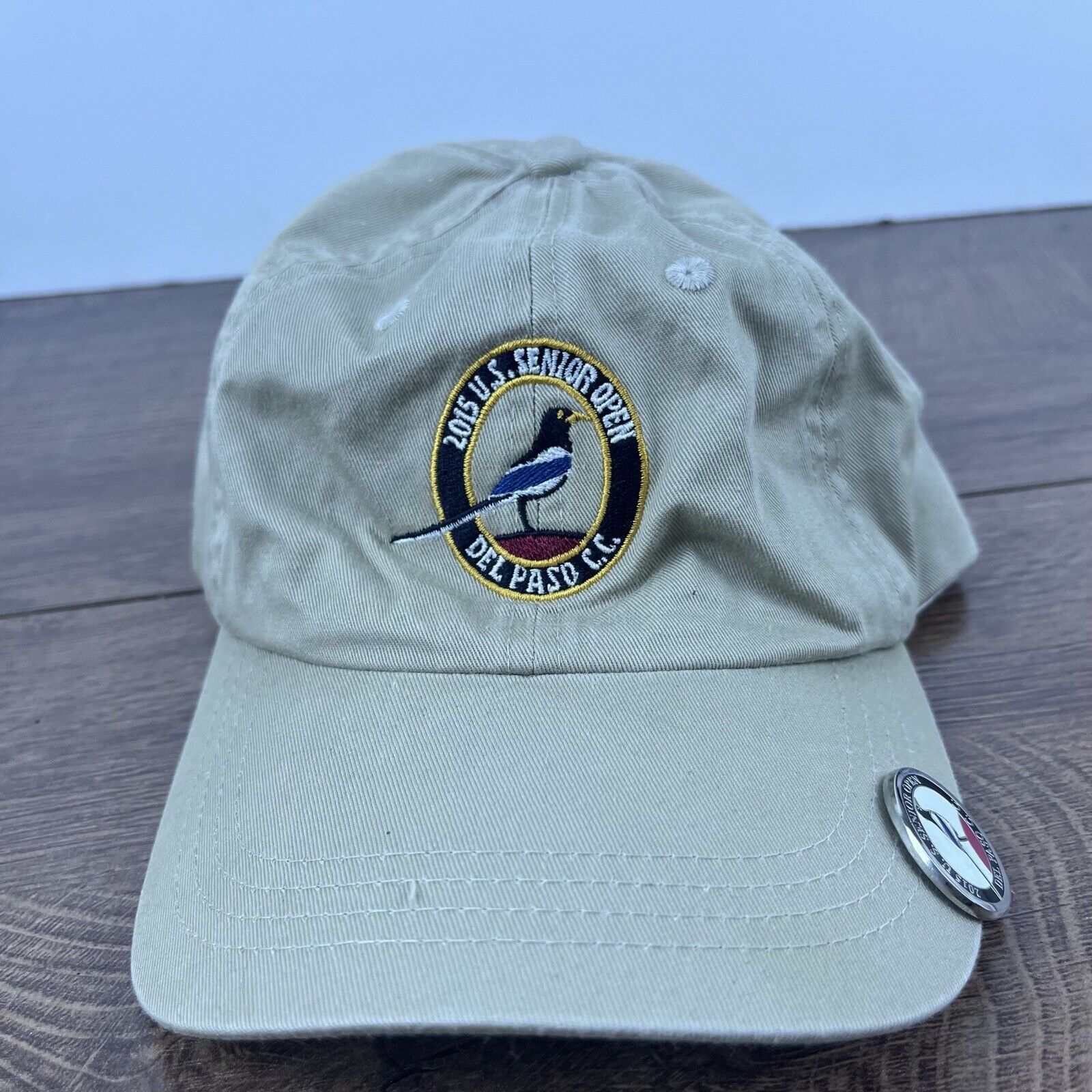 Other 2015 US Senior Open Hat Del Paso CC Adjustable Hat Tan Hat A Size ONE SIZE - 1 Thumbnail