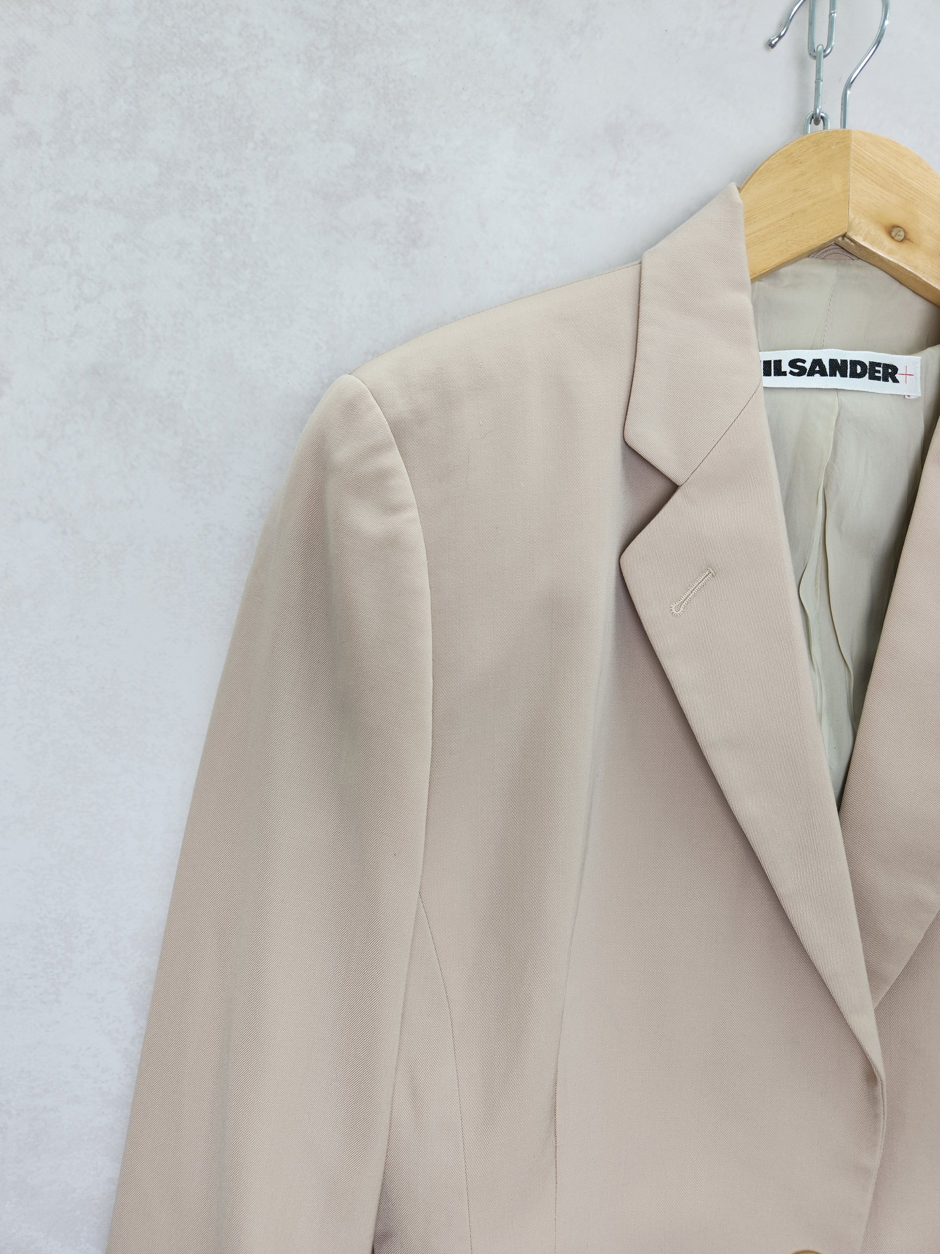Jil Sander Jil Sander + beige viscose suit blazer skirt size 38 Size M / US 6-8 / IT 42-44 - 5 Thumbnail