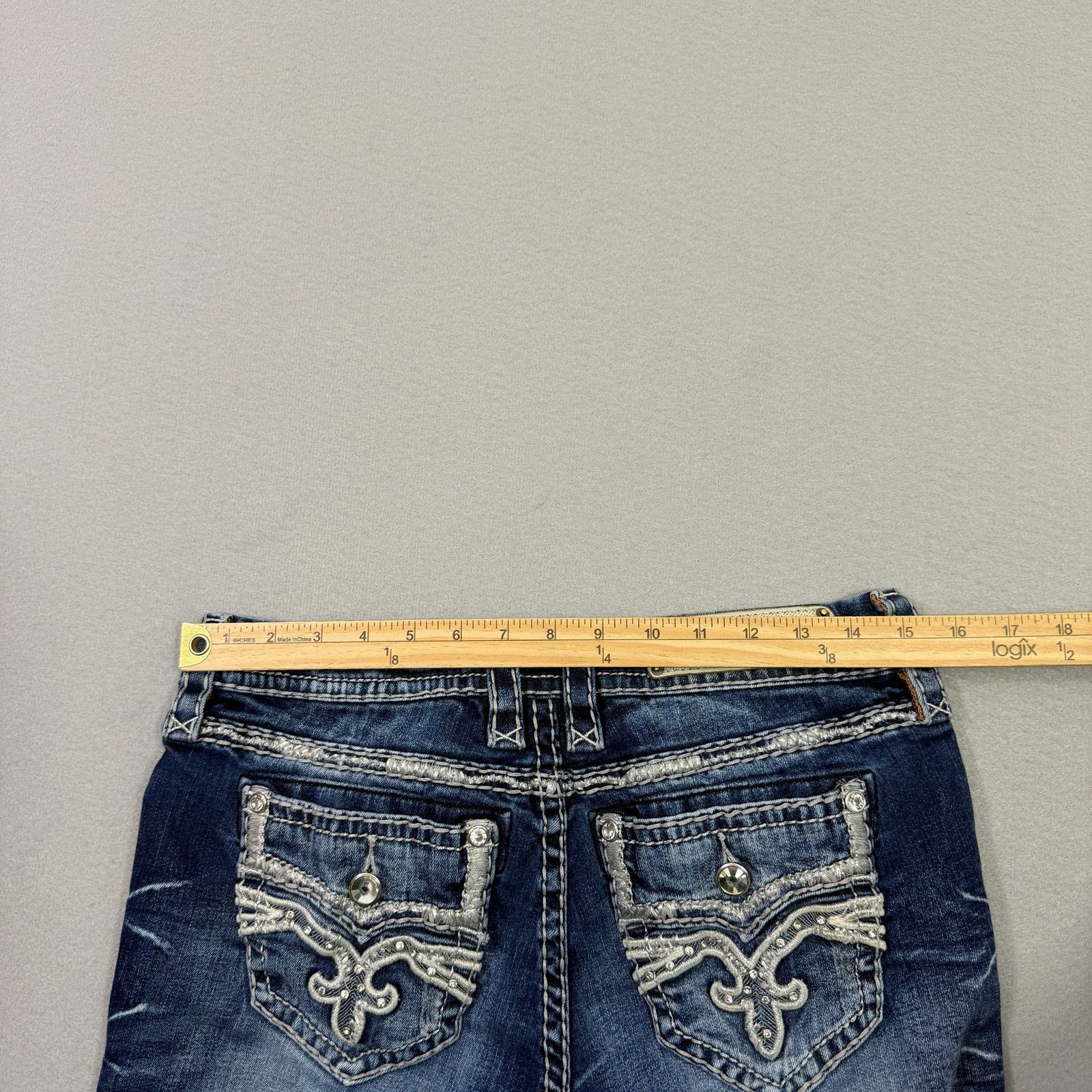 Rock Revival Rock Revival Ruella Easy Capri Jeans Womens 28 (Fits 28x25) Size 28" / US 6 / IT 42 - 10 Thumbnail