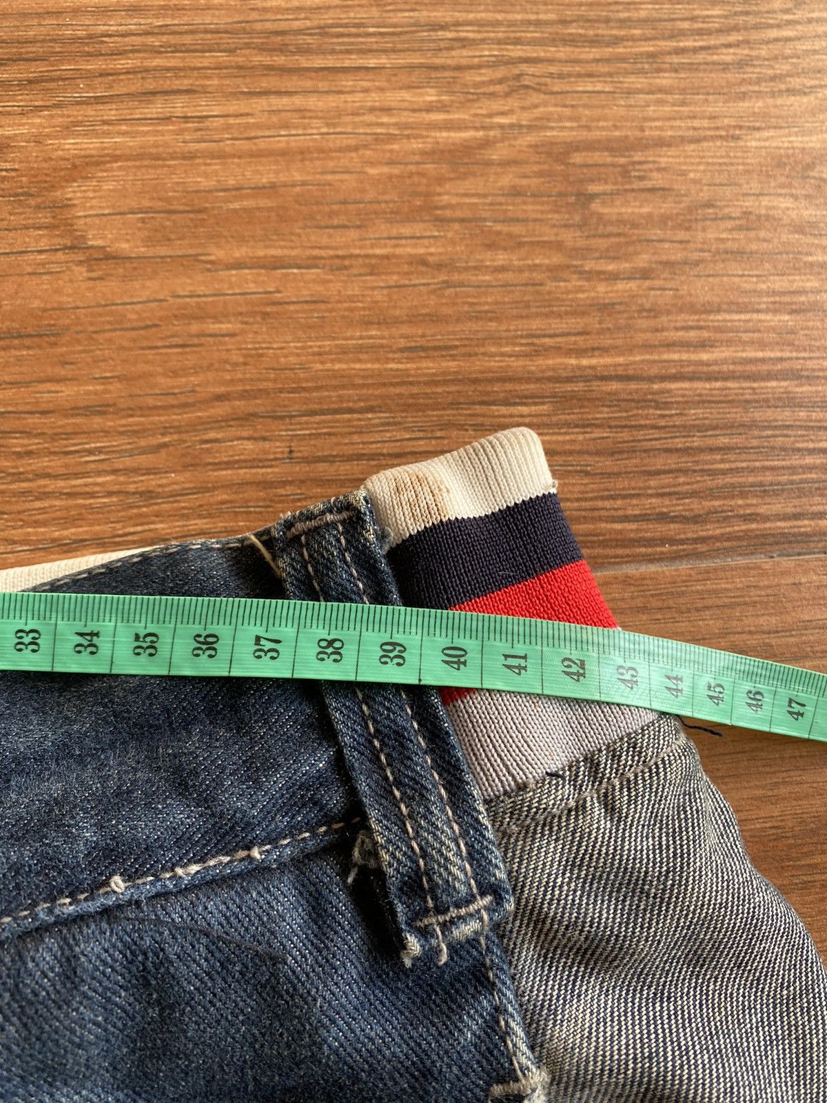 Japanese Brand × Karl Kani × Vintage Karl Kani rap denim jeans big logo y2k Size US 34 / EU 50 - 15 Thumbnail