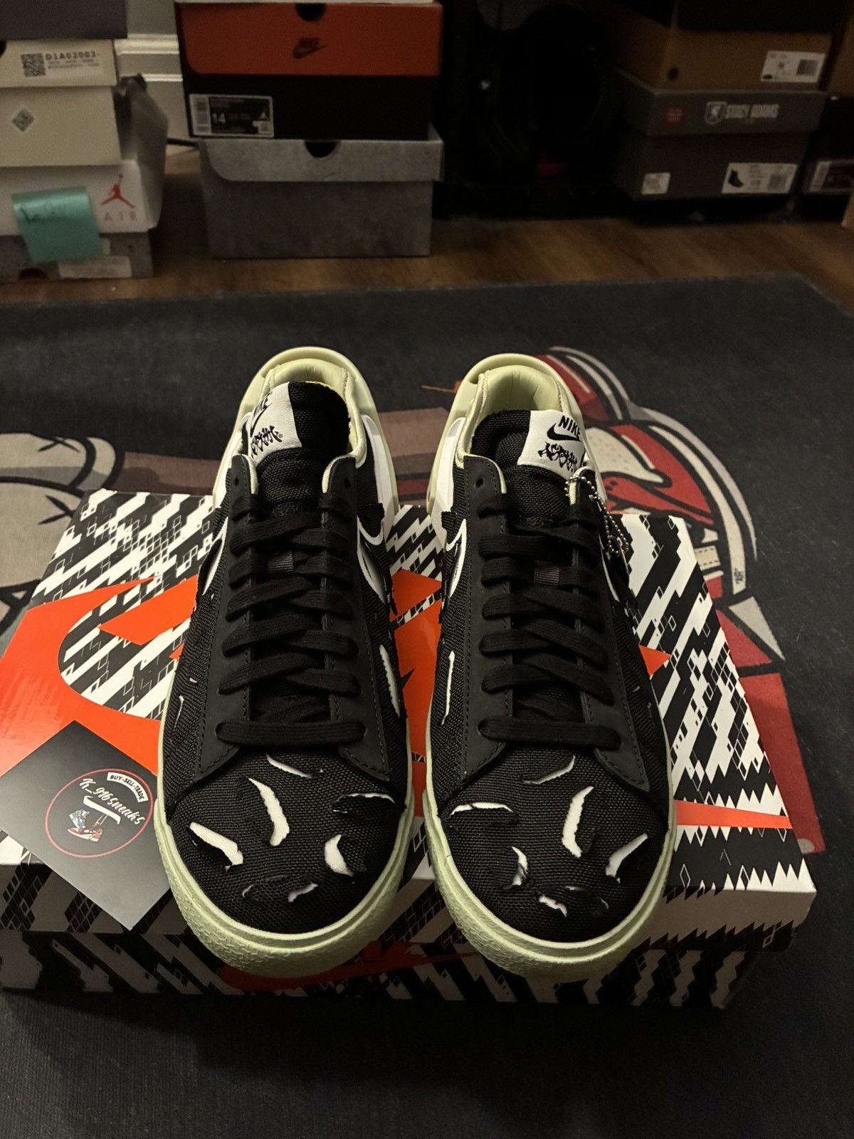 Nike Nike blazer low acronym olive Size US 8 / EU 41 - 4 Thumbnail