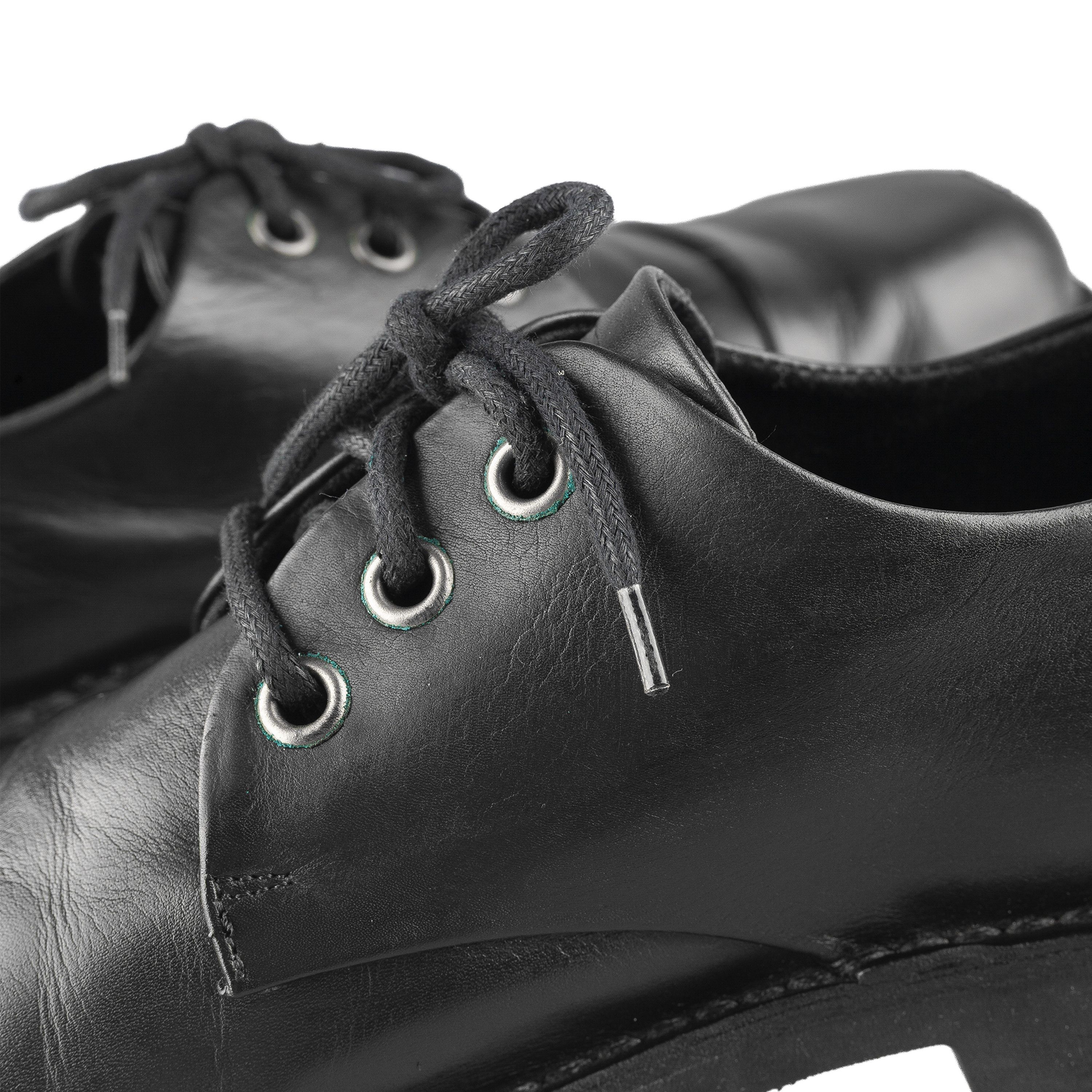 Diesel Diesel Hardkor Steel Low Black Leather Cap Toe Shoes Size US 12 / EU 45 - 9 Thumbnail