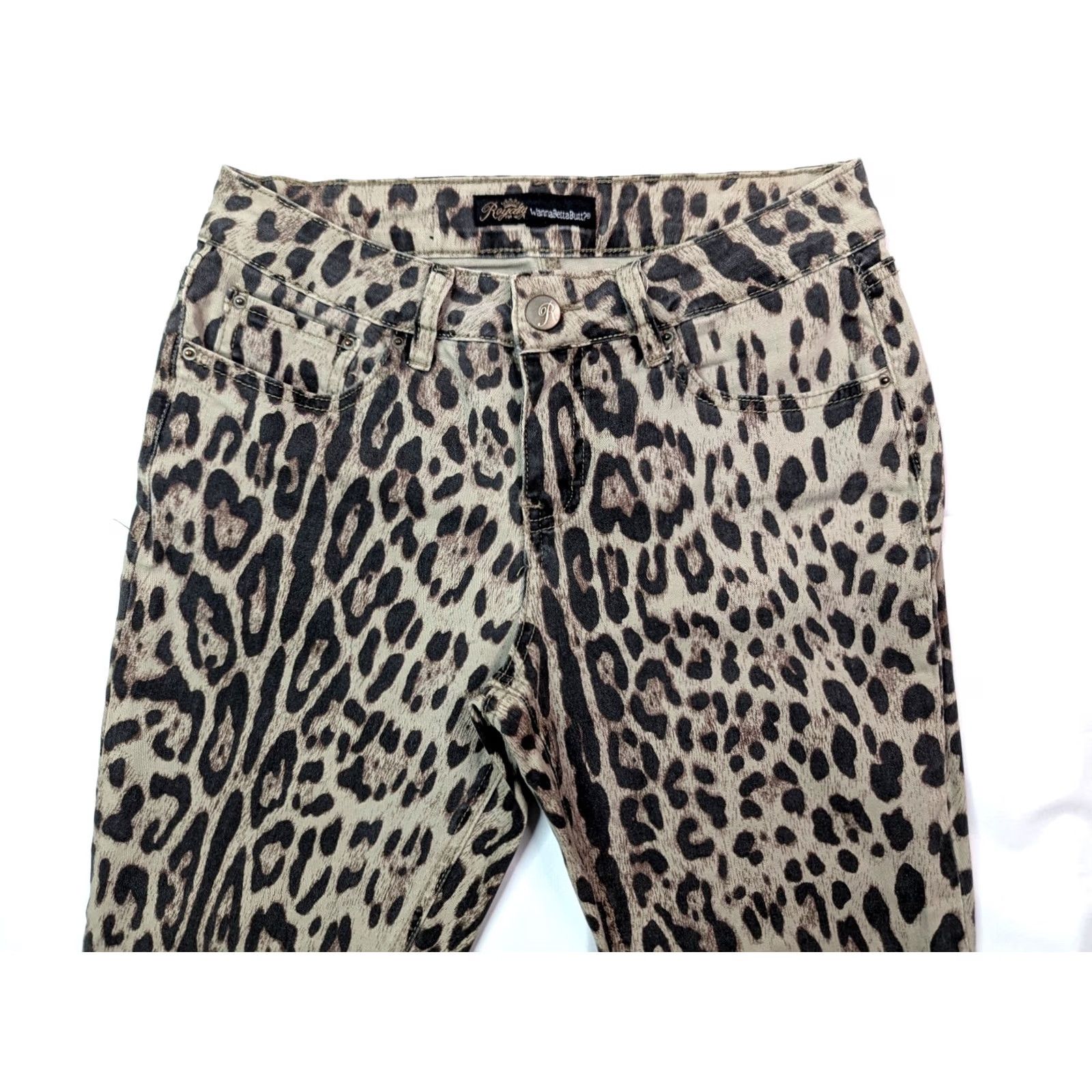 Vintage WannaBettaButt Jeans Skinny 27x26 Leopard Print Denim 6 Women Regular 90s Bohemian USA Levis 515 Closet Quality Daisy Theme Mens? Size 28" / US 6 / IT 42 - 5 Thumbnail