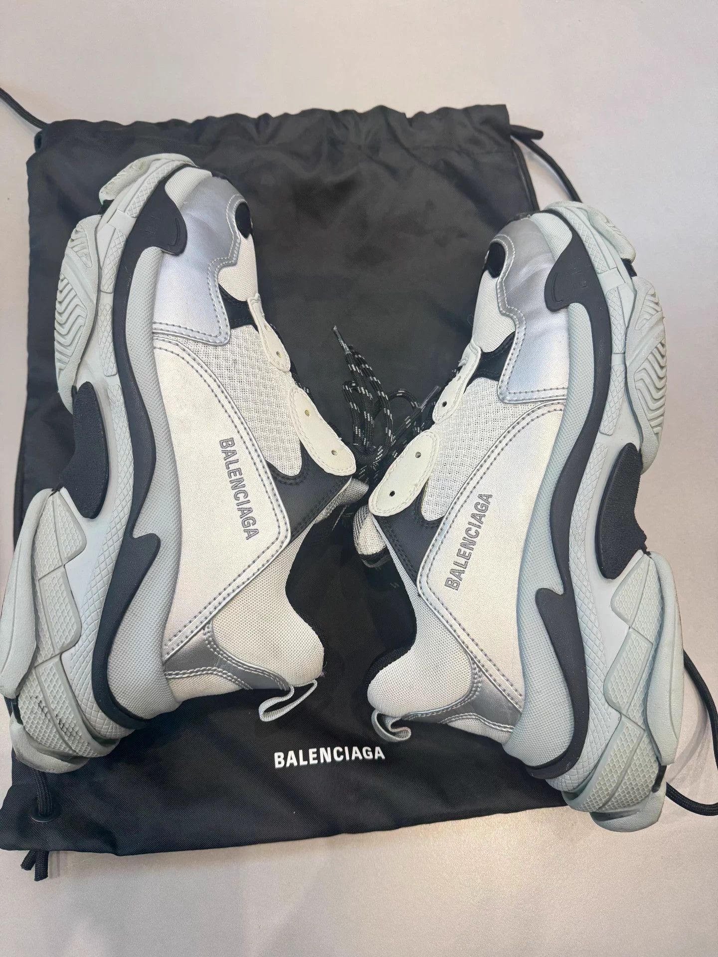 Balenciaga Balenciaga Triple S Panda 44 Men's Size US 11 / EU 44 - 5 Thumbnail