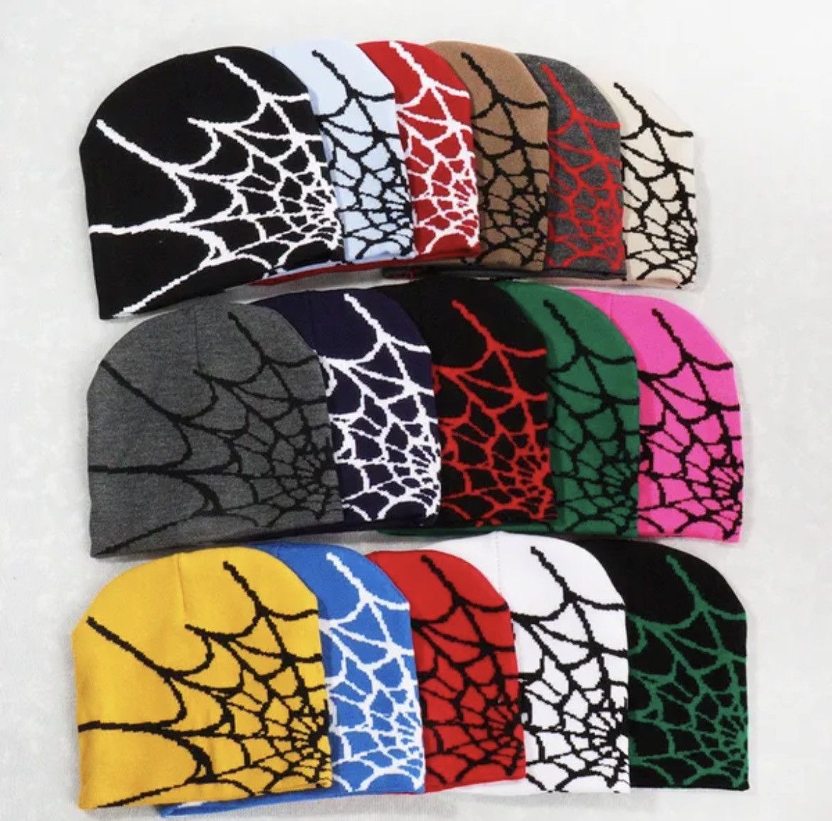 Other Spider Web Y2K Beanie Size ONE SIZE - 1 Thumbnail