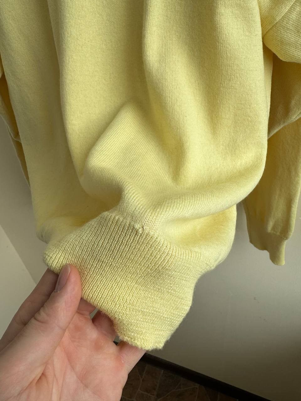 Lacoste × Vintage Lacoste vintage sweater 90s Y2K yellow knitwear Size US M / EU 48-50 / 2 - 4 Thumbnail