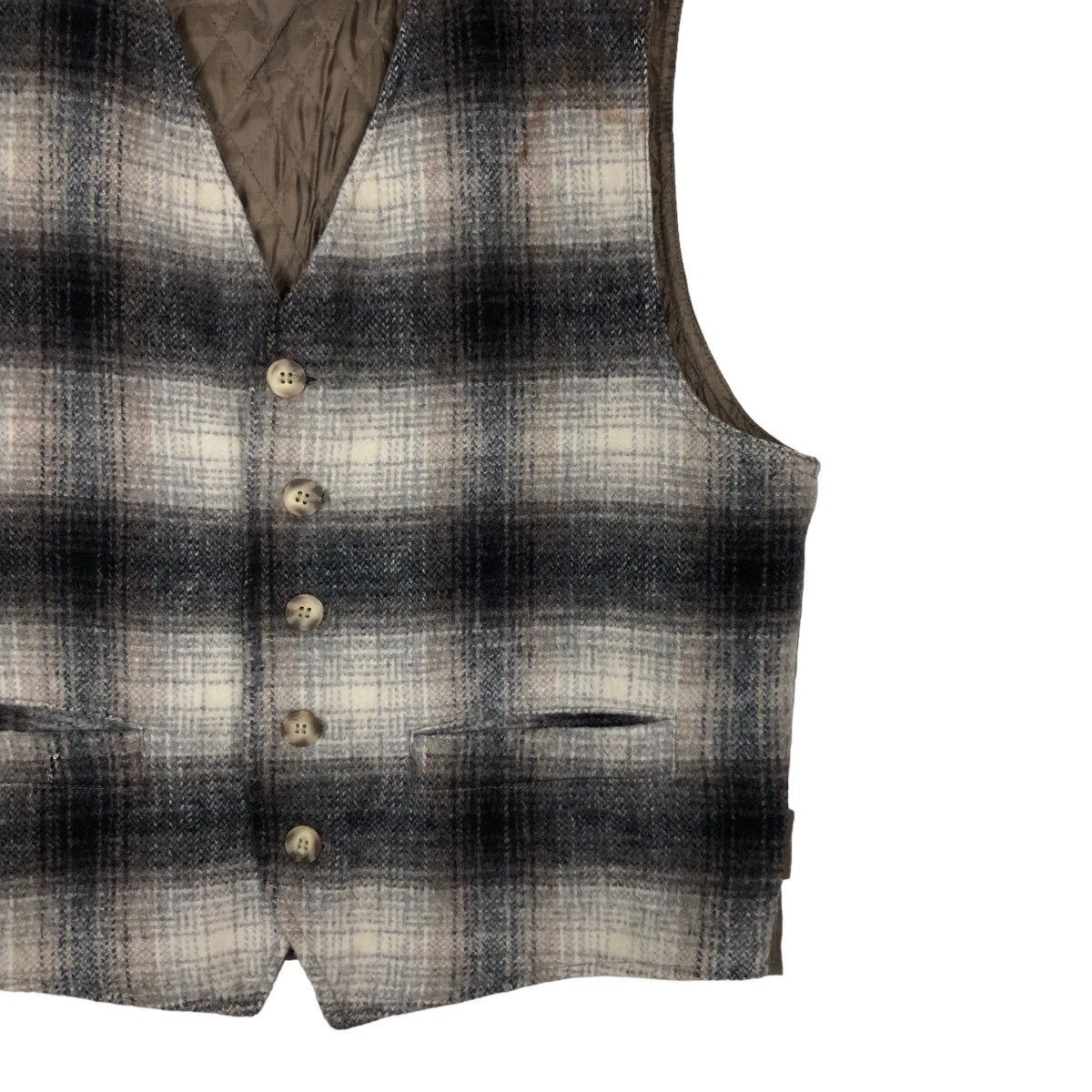 Japanese Brand 📌VINTAGE UTILITY VEST BE-HOT JAPAN TARTAN DESIGN CHECK Size US M / EU 48-50 / 2 - 6 Thumbnail
