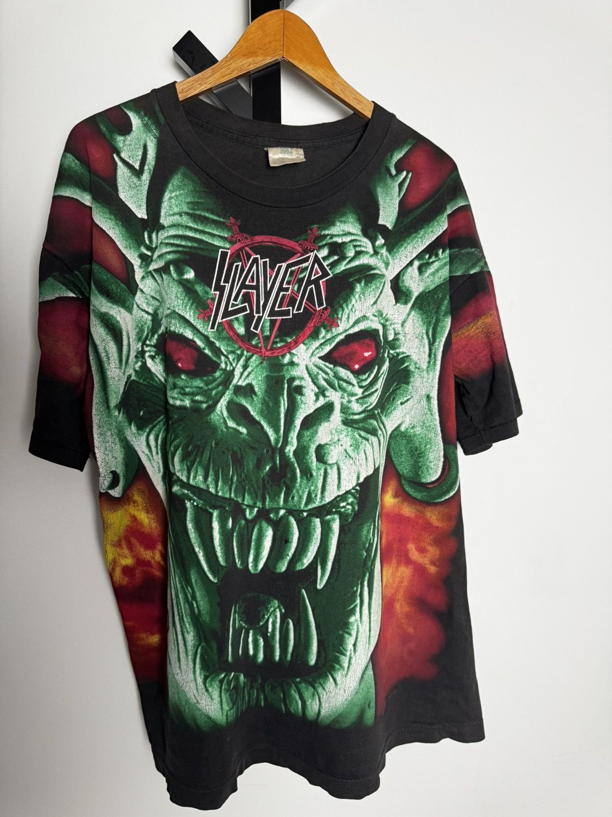 Vintage Vtg Slayer Size US XL / EU 56 / 4 - 1 Thumbnail