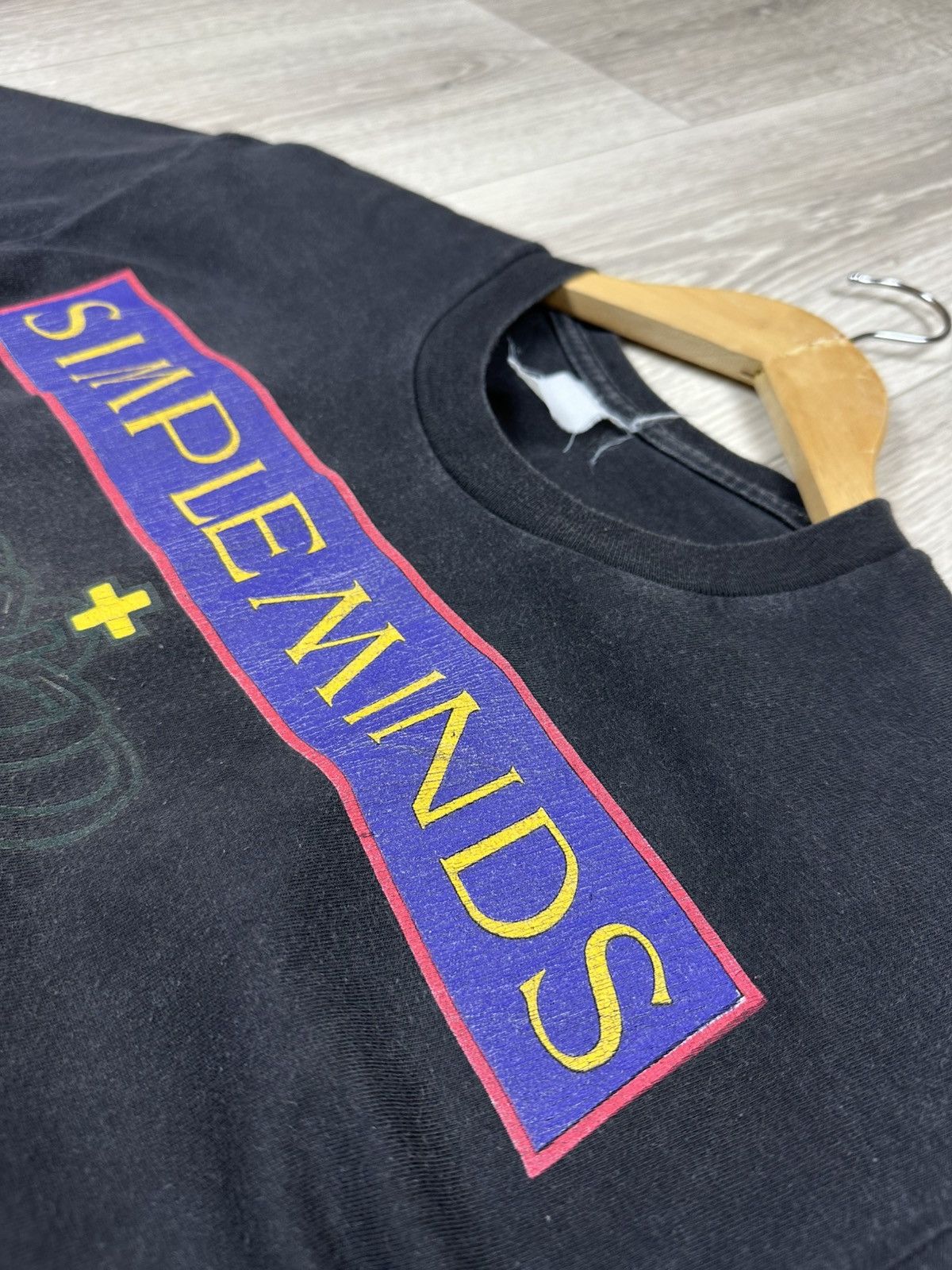 Band Tees × Vintage Vintage Simple Minds European Tour 1989 Rock Band T-Shirt Size US M / EU 48-50 / 2 - 7 Thumbnail