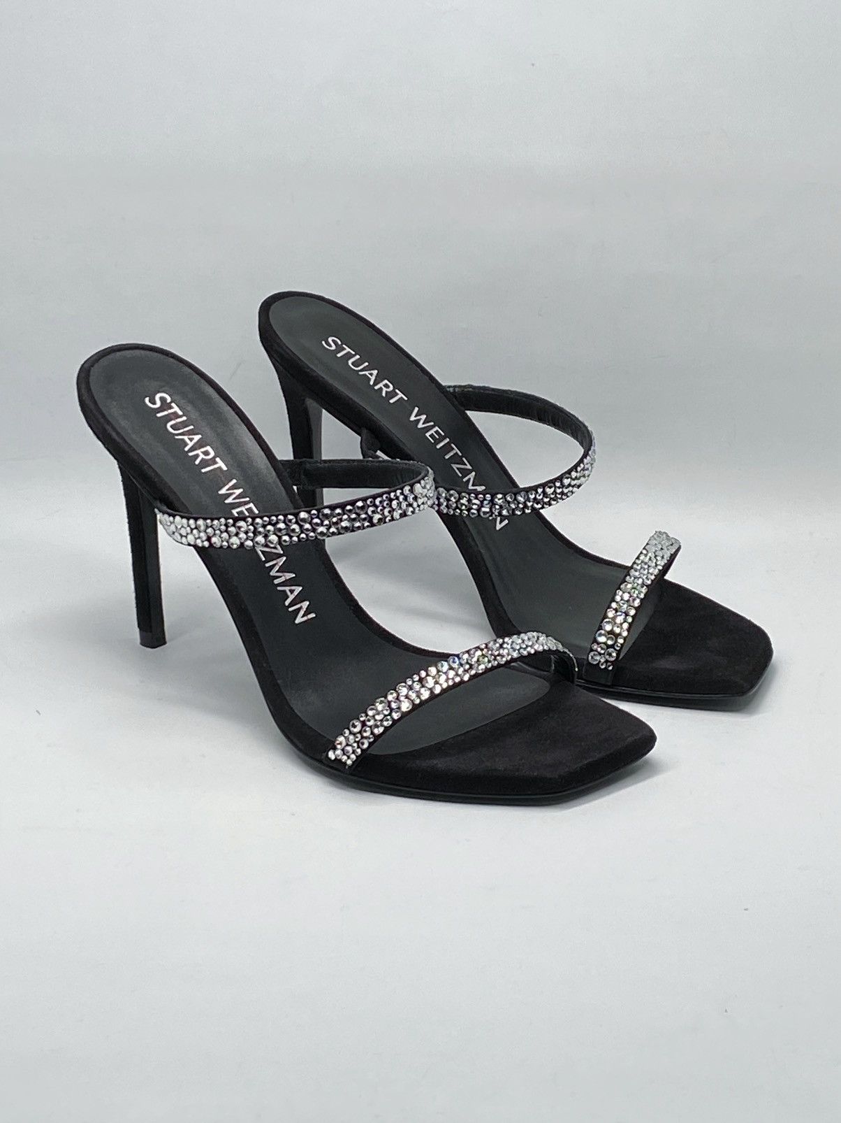 Stuart Weitzman Stuart Weitzman Suede Embellished Sandals size 6.5 Size US 6.5 / IT 36.5 - 1 Thumbnail