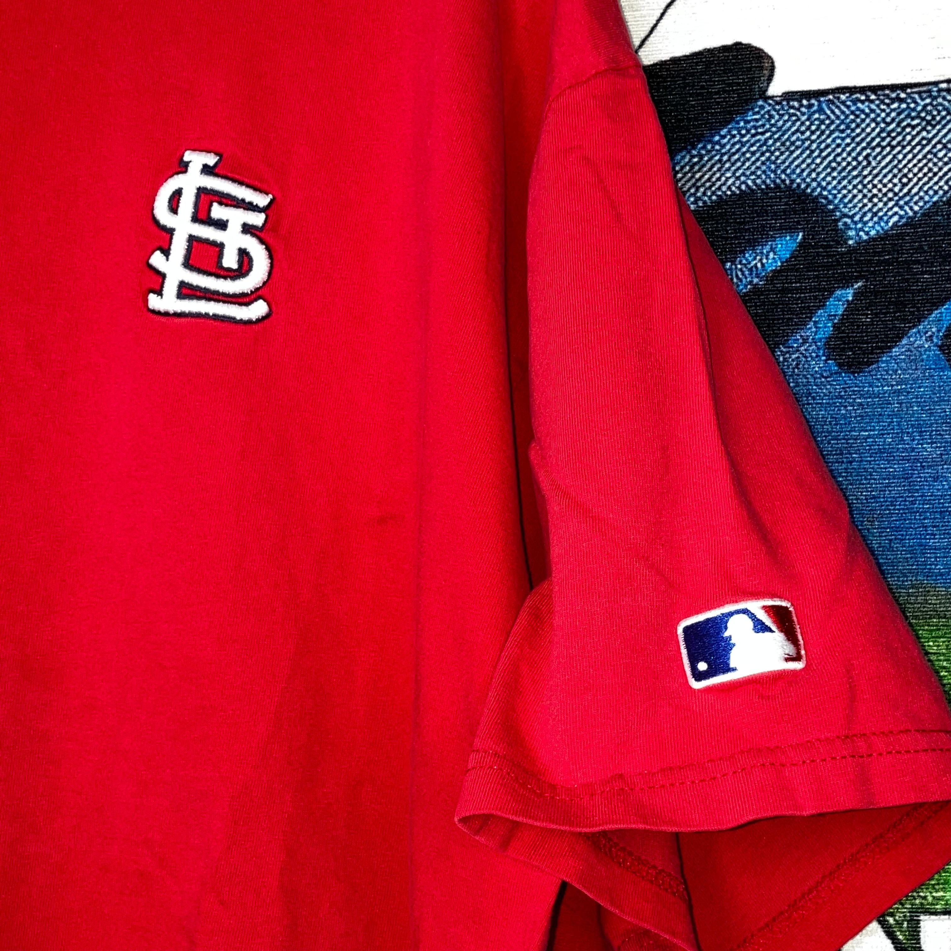 Vintage Vintage 90s St. Louis Cardinals MLB logo Tee Size XL Size US XL / EU 56 / 4 - 4 Thumbnail
