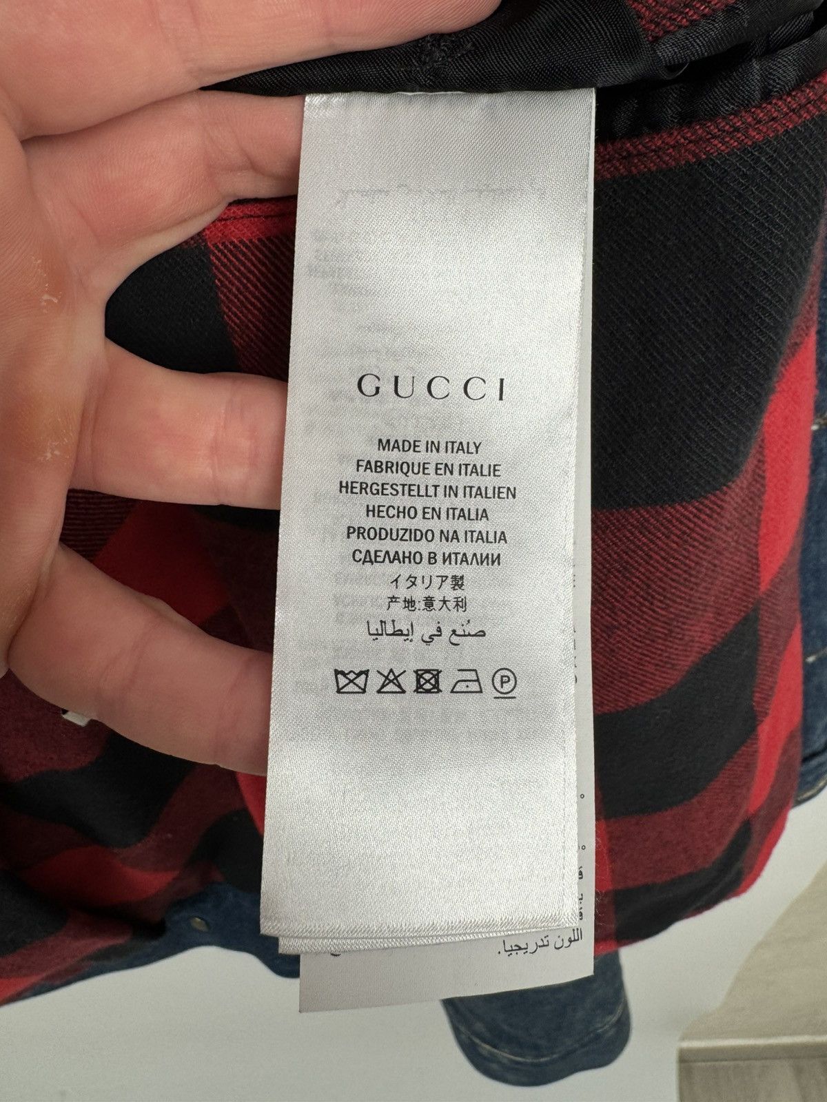Gucci Gucci L'Aveugle Par Amour Tiger Embroidered Denim Jacket Size US M / EU 48-50 / 2 - 15 Thumbnail
