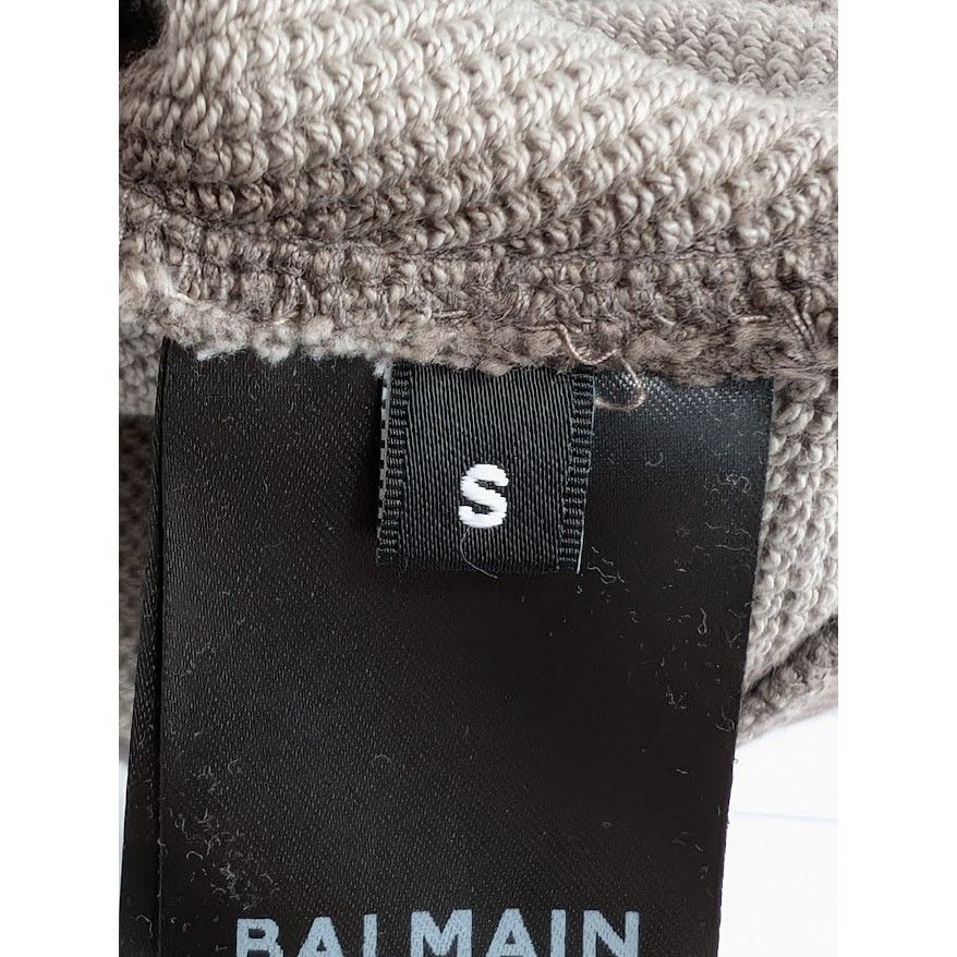 Balmain o1rshd1 Washed Hoodie in Grey Size US S / EU 44-46 / 1 - 19 Thumbnail