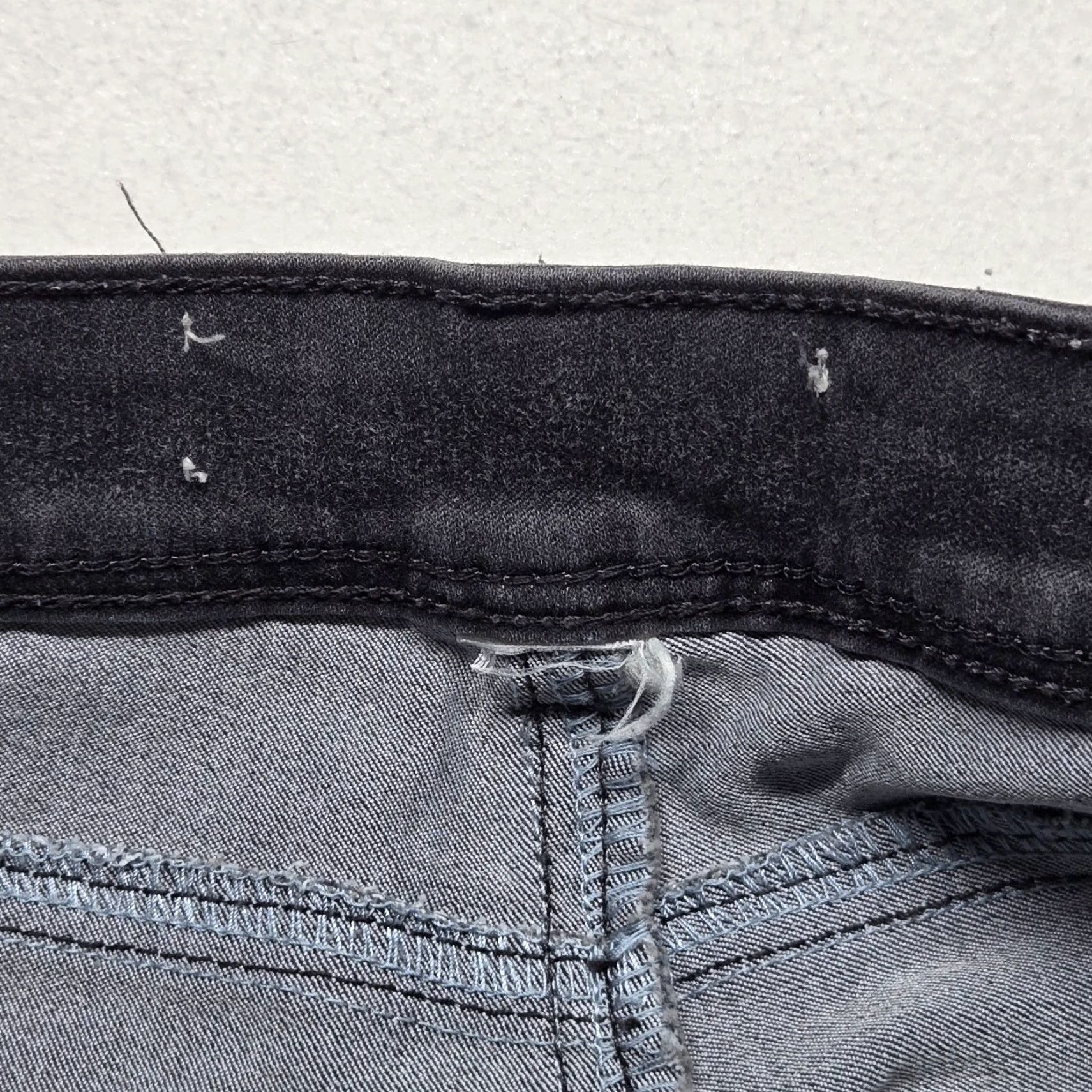 Denime EST. 1946 DENIM Gray Jeans Adult Women’s 32 Denim Straight 5-Pocket Stretch Regular Size 24" / US 00 / IT 34 - 3 Thumbnail