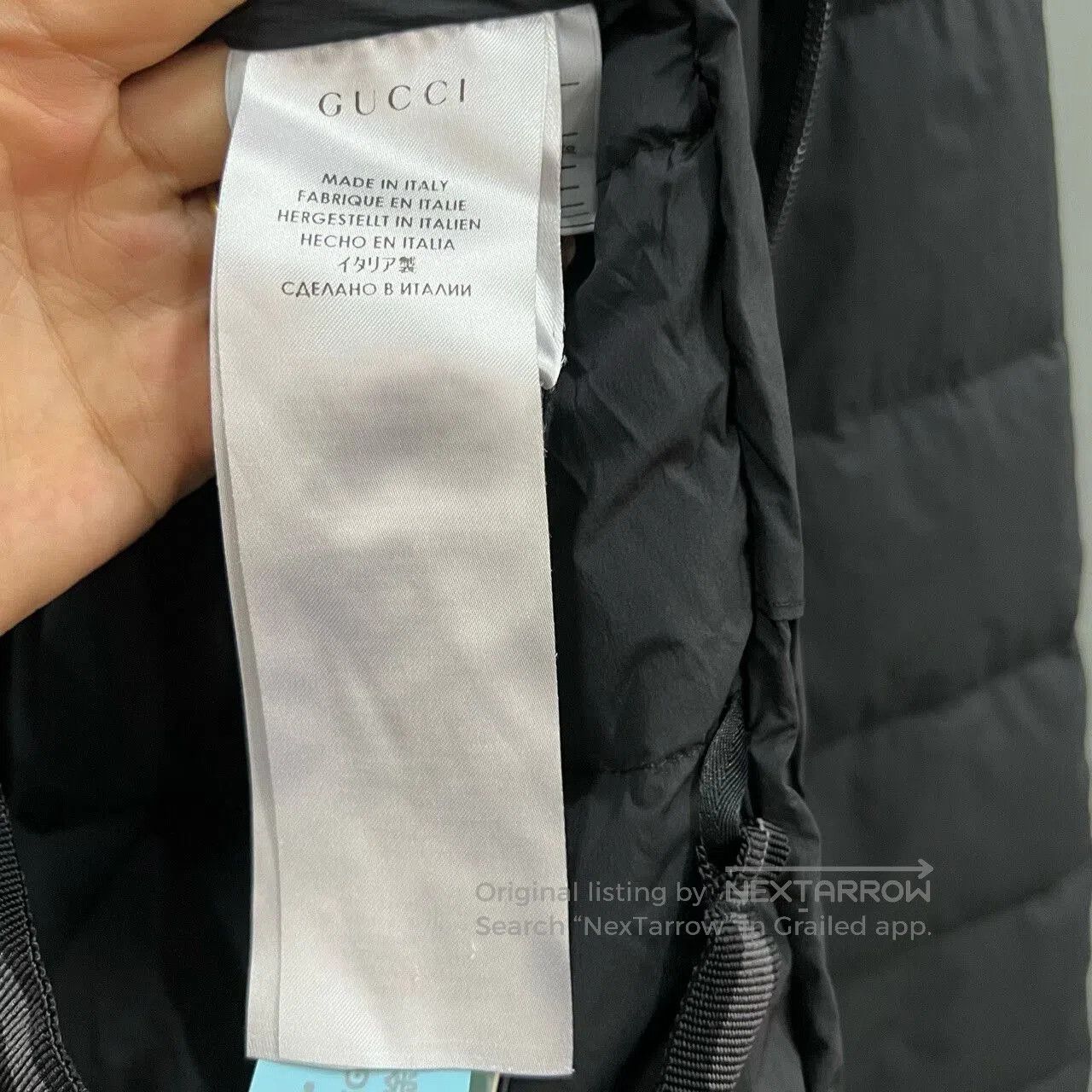 Gucci gucci black down jacket size 44. Size US S / EU 44-46 / 1 - 4 Thumbnail