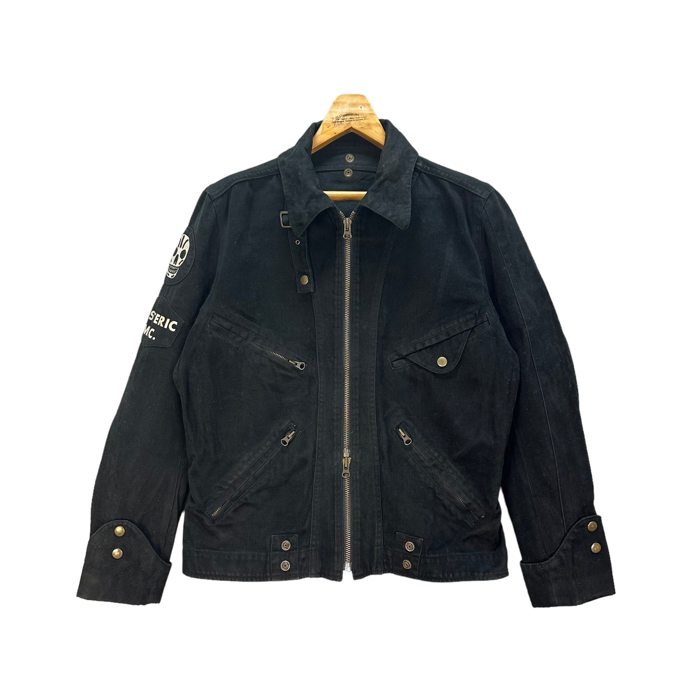 Hysteric Glamour KINKY JEANS HYSTERIC GLAMOUR M.C BIG LOGO JACKET #8446-009 Size US M / EU 48-50 / 2 - 4 Thumbnail
