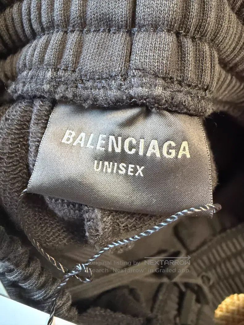 Balenciaga Balenciaga Size XS Black embroidered logo shorts Size US 27 - 4 Thumbnail