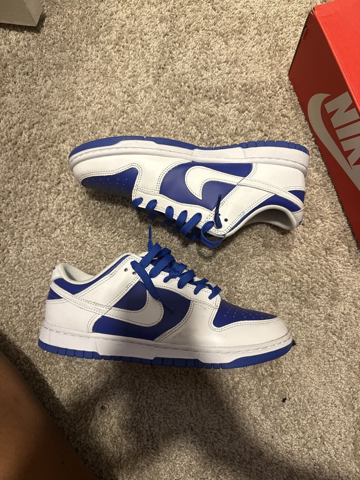 Nike Nike Dunk Low Retro (Racer Blue) (Size 8.5 M) Size US 8.5 / EU 41-42 - 2 Thumbnail