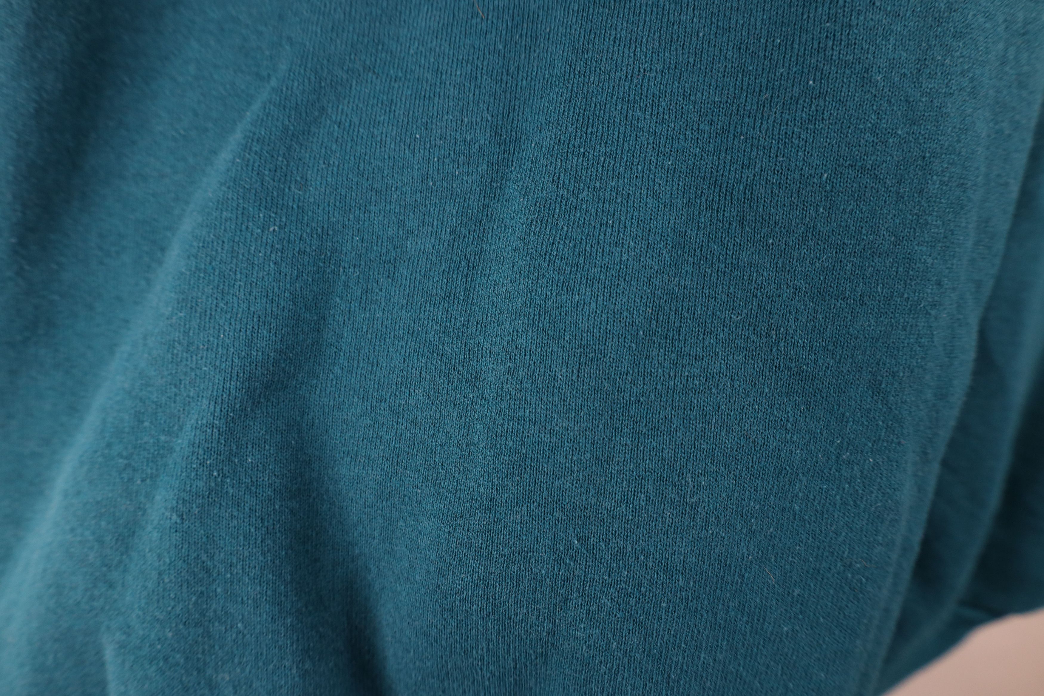 Vintage Vintage 90s Streetwear Heavy Crewneck Sweatshirt Teal USA Size XXL / US 16-18 / IT 52-54 - 6 Thumbnail
