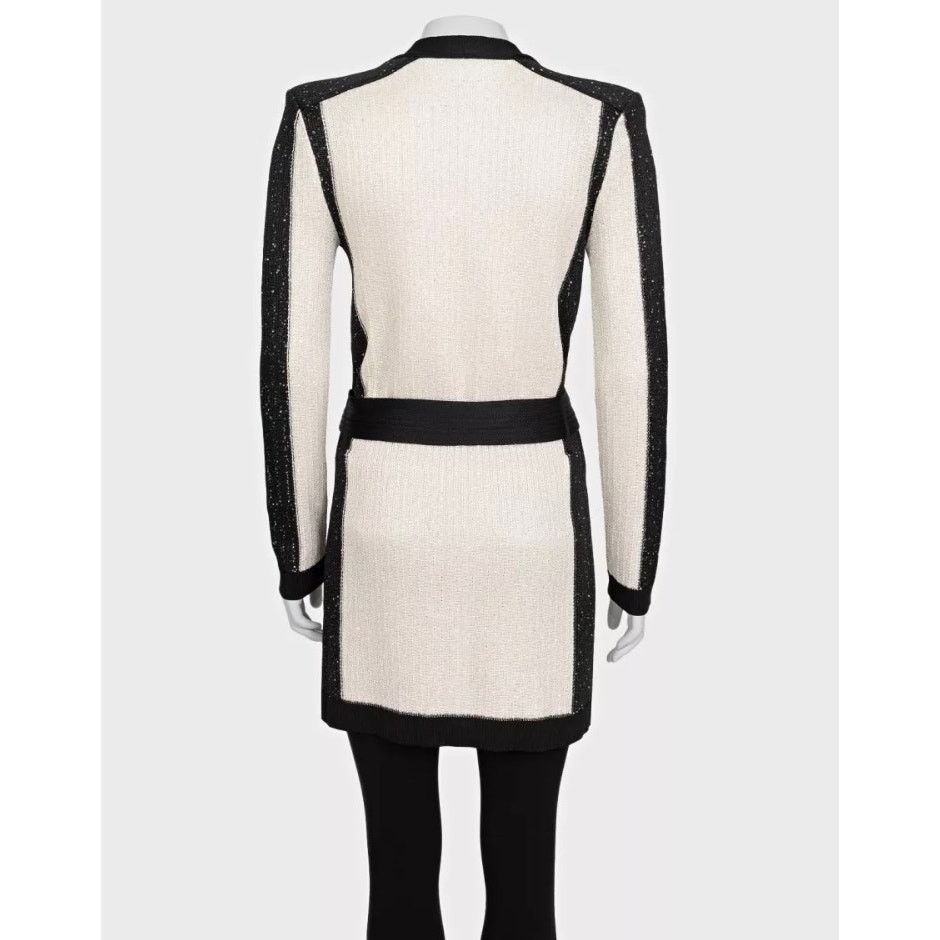 Balmain NWOT Balmain White Long Cardigan with Belt - EU36/S Size XS / US 0-2 / IT 36-38 - 3 Thumbnail