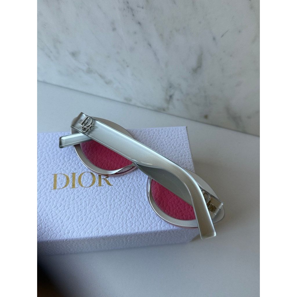Dior NEW Dior LuckyDior R1I x ERD Sunglasses in Metallic Silver Size ONE SIZE - 3 Thumbnail