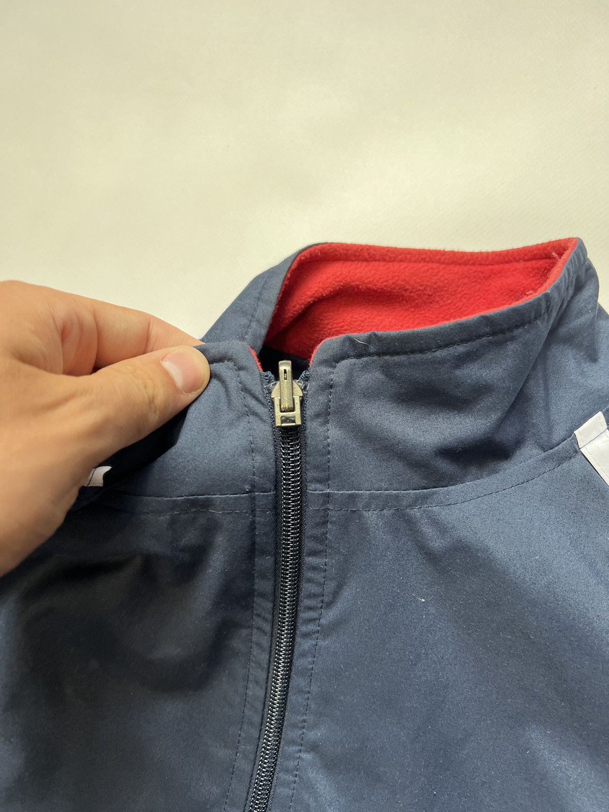 Nike Vintage Bilateral Fleece Nike Anorak Nylon Blue 00s Size US XXL / EU 58 / 5 - 4 Thumbnail