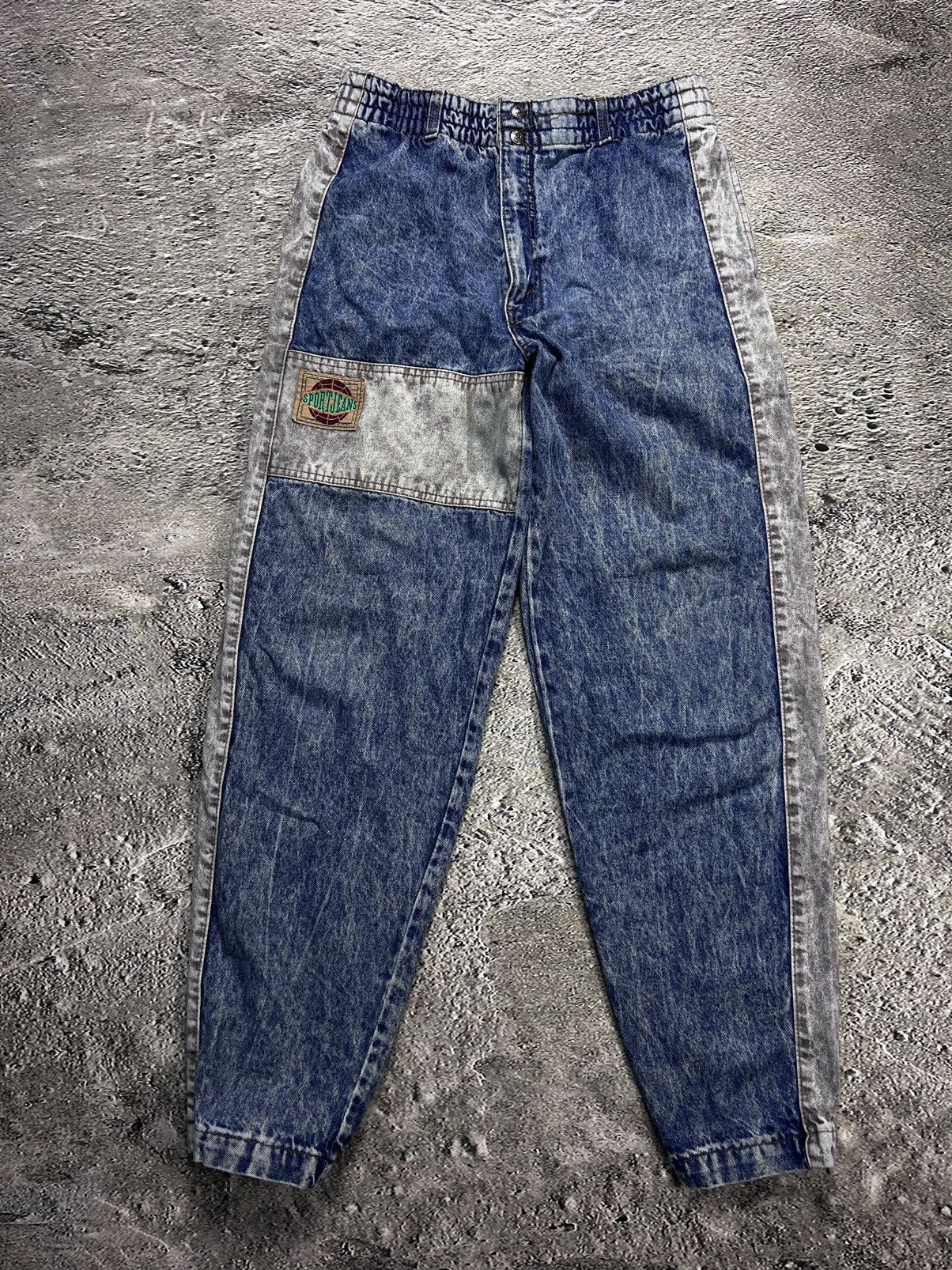 Levi's × Vintage Levi's sportjeans vintage 90s stonewash denim made in USA Size US 32 / EU 48 - 1 Thumbnail