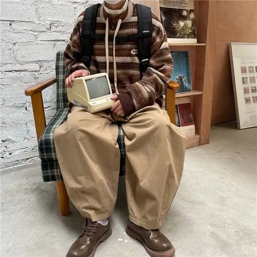 Japanese Brand Striped turtleneck sweater Size US L / EU 52-54 / 3 - 5 Thumbnail