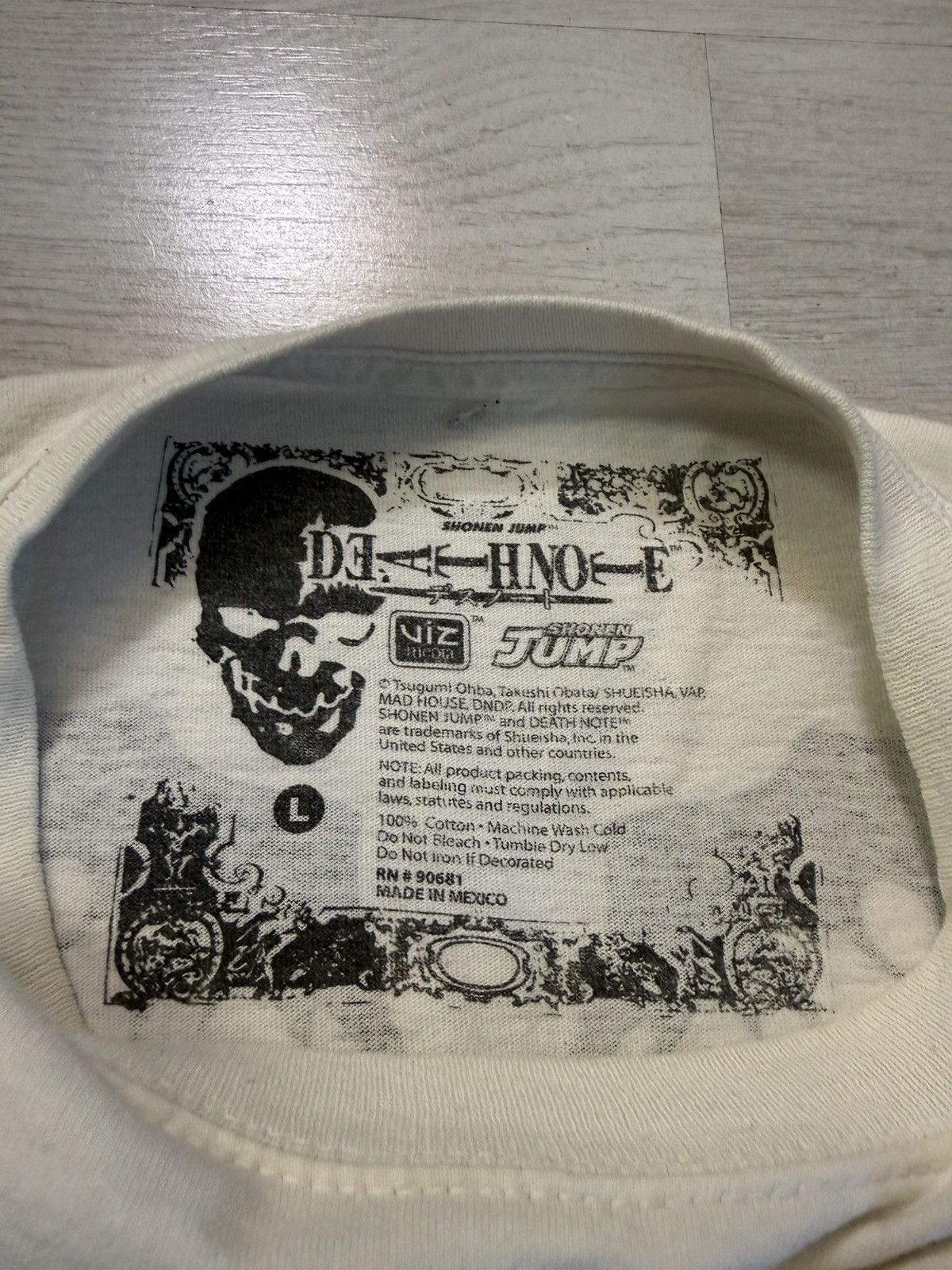 Other 2003 Vintage Death Note Ryuk The Shinigami Tee Size US L / EU 52-54 / 3 - 10 Thumbnail